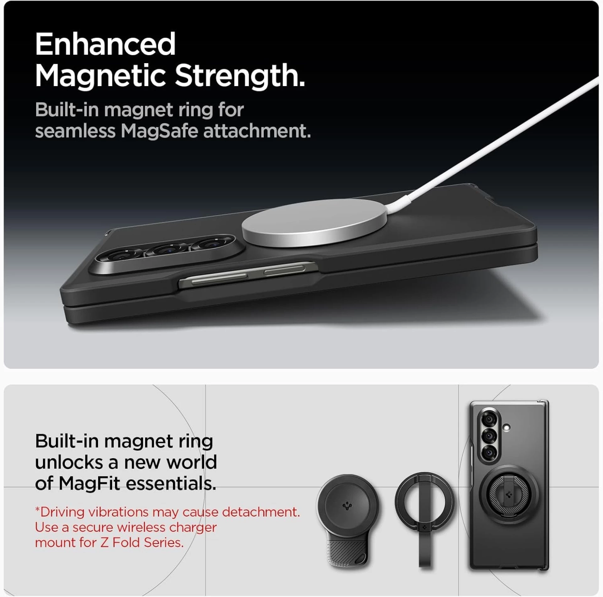 Maska SPIGEN Tough Armor Pro Mag Fit za Samsung Z Fold7 crna