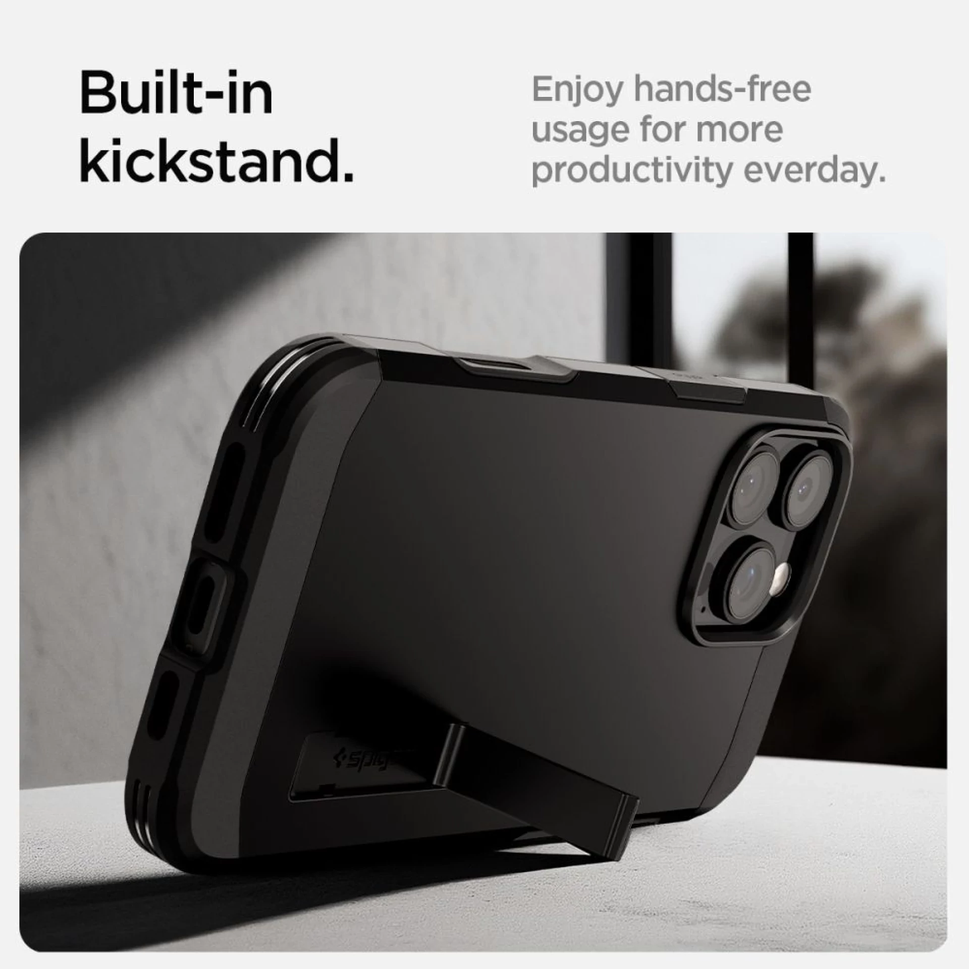 Maska Spigen Tough Armor "T" MagSafe za iPhone 16 Pro crna