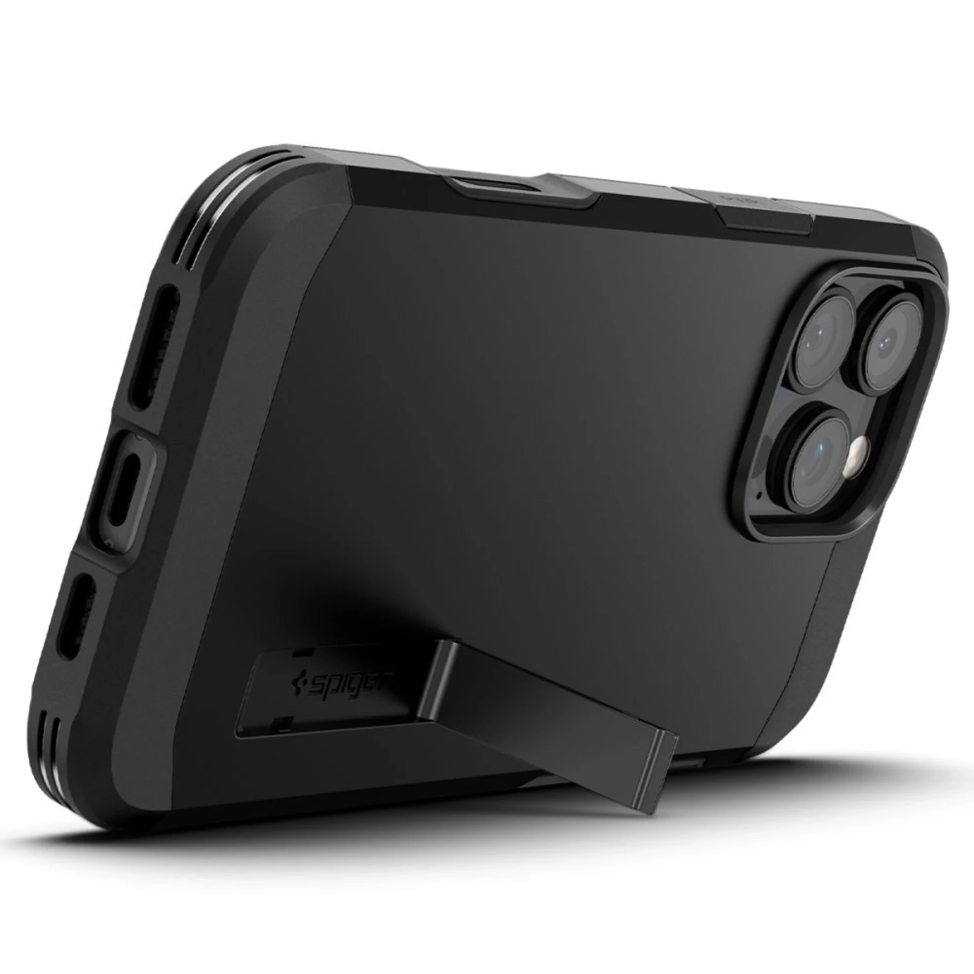 Maska Spigen Tough Armor "T" MagSafe za iPhone 16 Pro crna