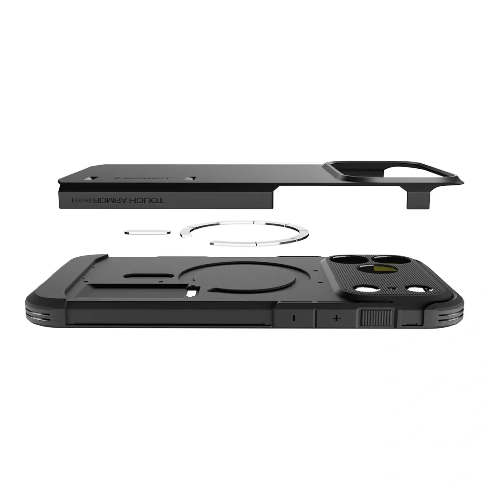 Maska Spigen Tough Armor "T" MagSafe za iPhone 17 Pro crna