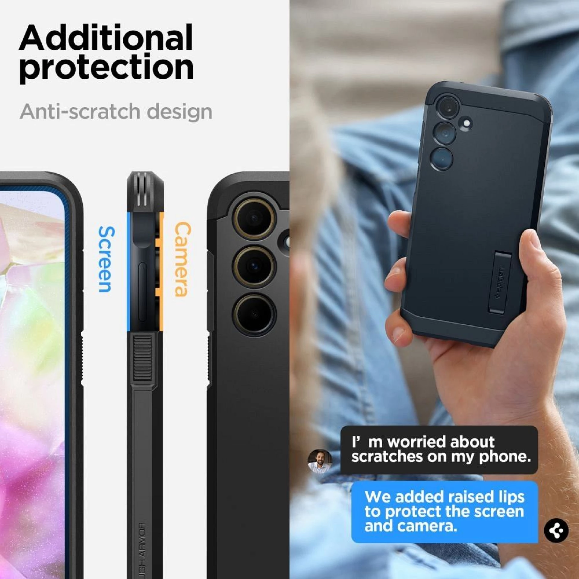 Maska SPIGEN Tough Armor za SAMSUNG A35 5G black