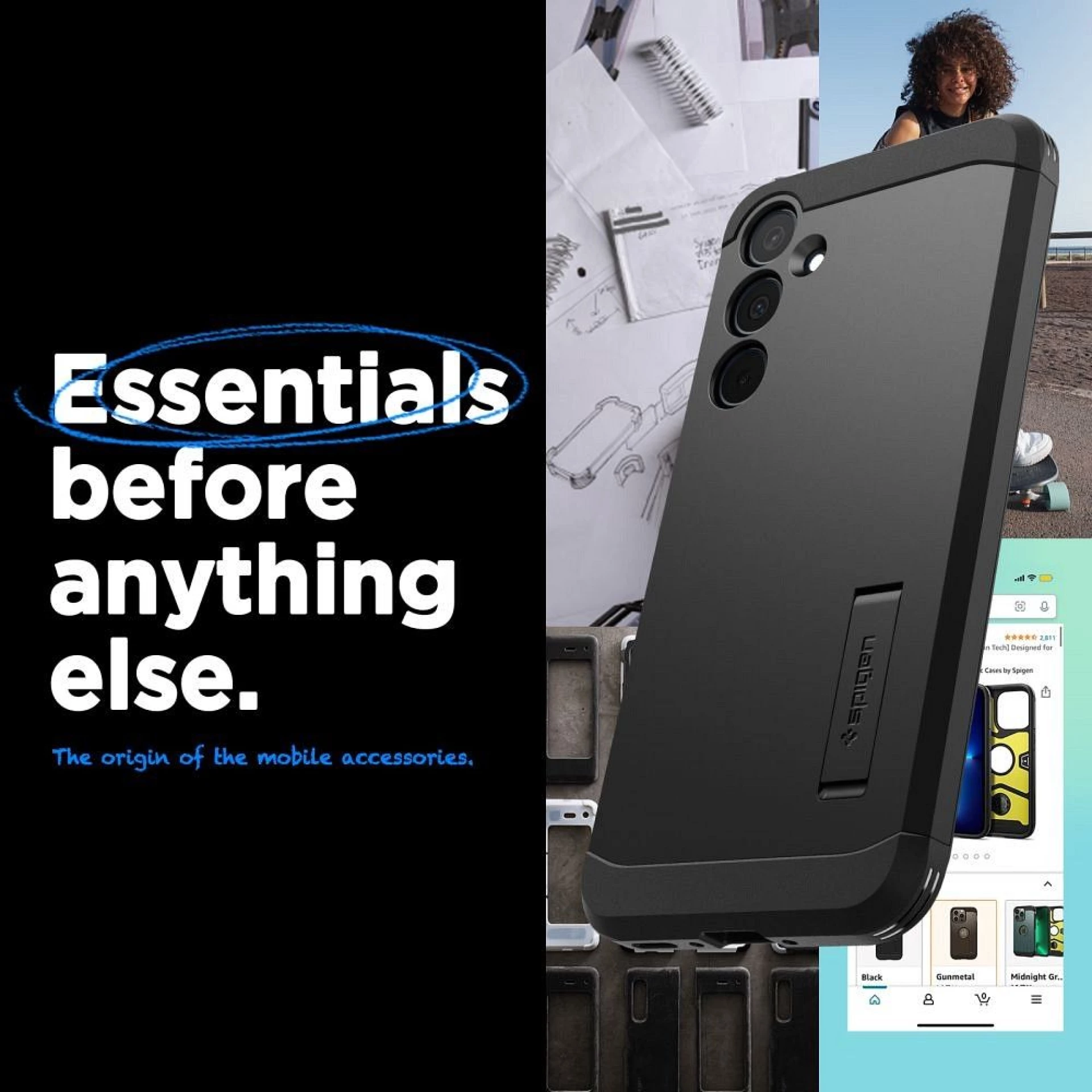 Maska SPIGEN Tough Armor za SAMSUNG A35 5G black