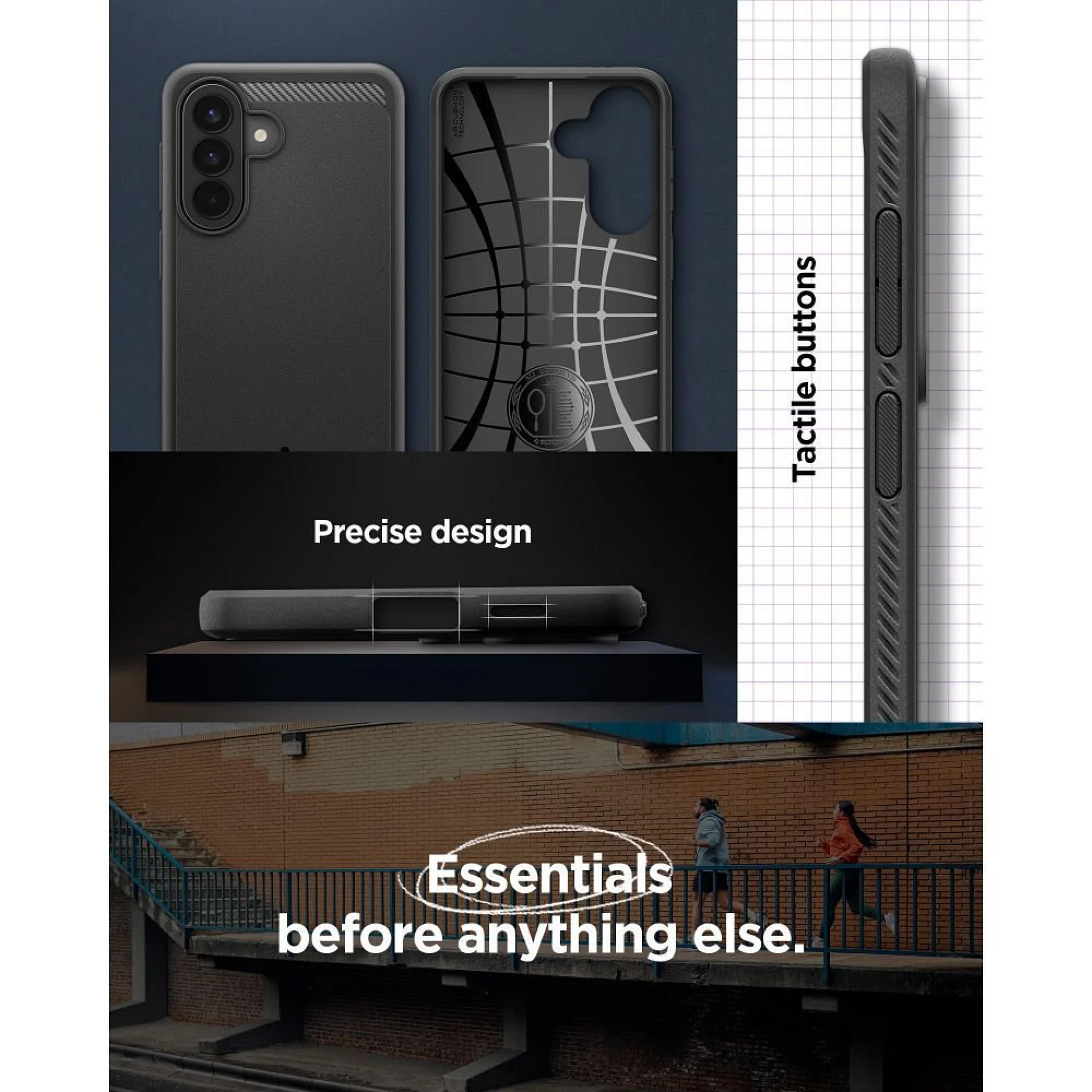 Maska Spigen Tough Armor za Samsung A57 5G crna