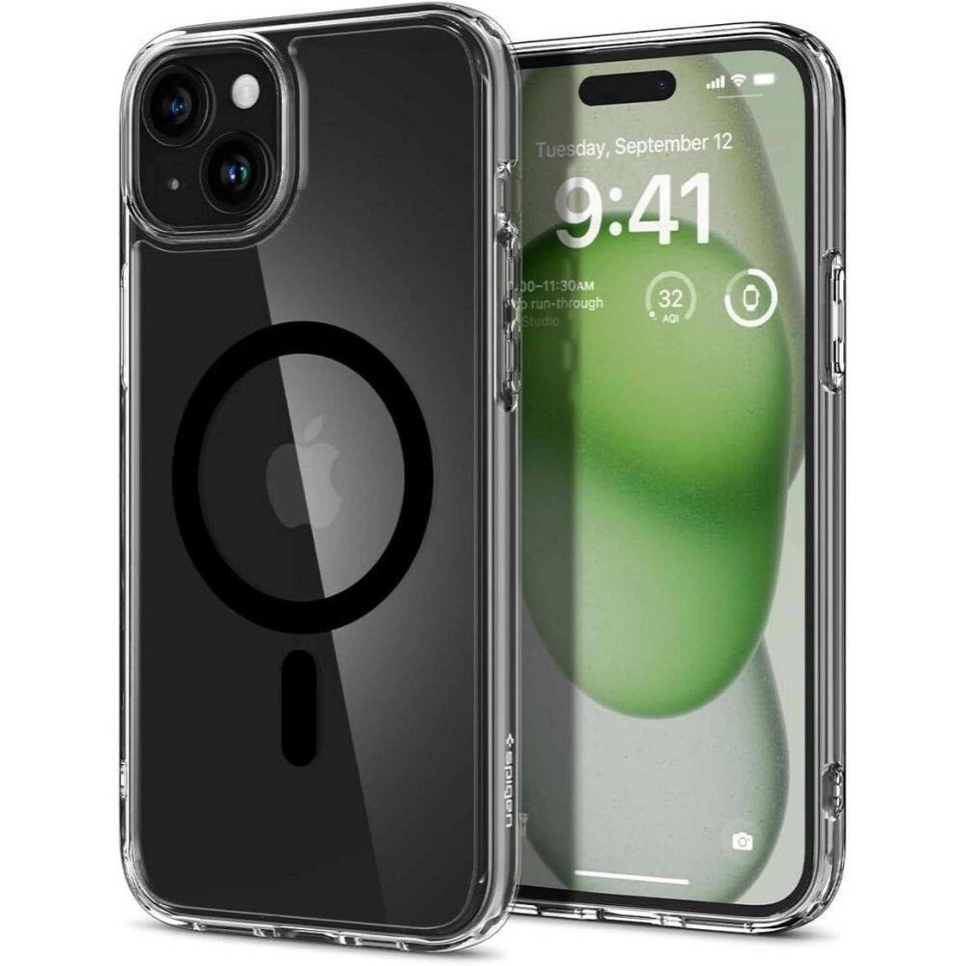 Maska SPIGEN Ultra Hybrid MAG komp.sa MagSafe za iPhone 16 crna