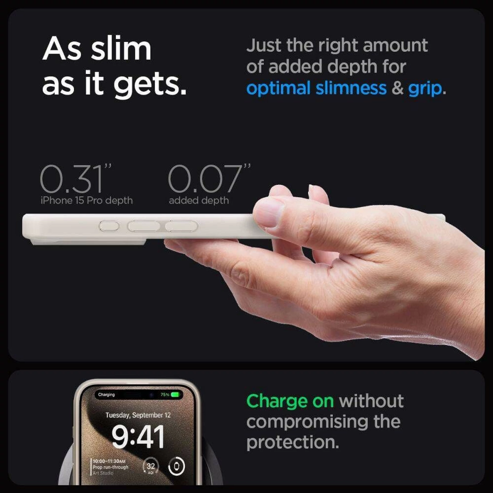 Maska SPIGEN Ultra Hybrid MAG komp.sa MagSafe za iPhone 16 Pro Max natural titan