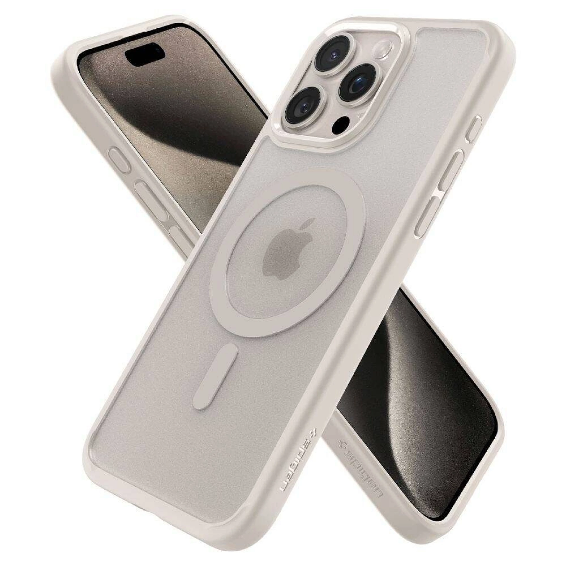 Maska SPIGEN Ultra Hybrid MAG komp.sa MagSafe za iPhone 16 Pro Max natural titan