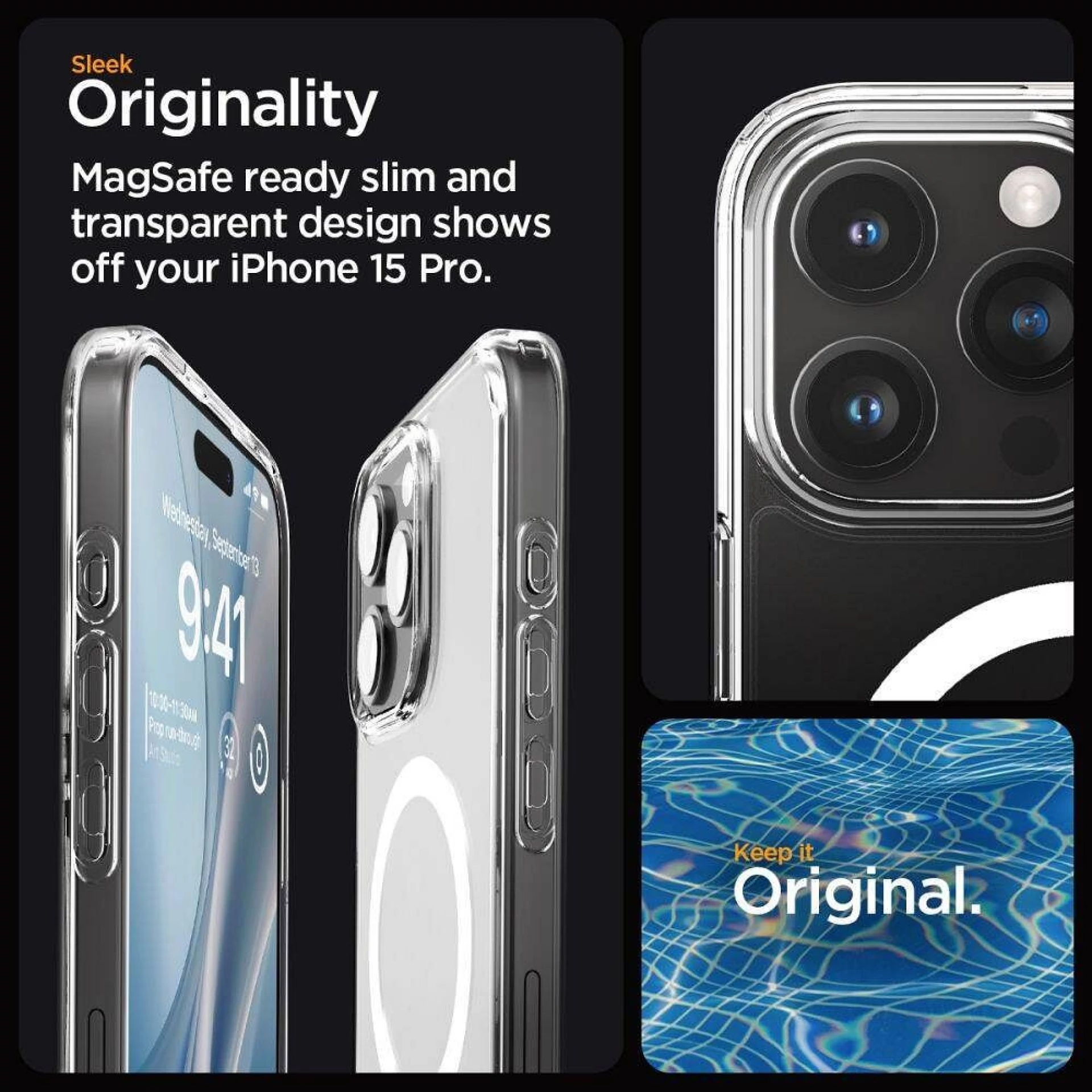Maska SPIGEN Ultra Hybrid MAG za iPhone 16 Pro clear
