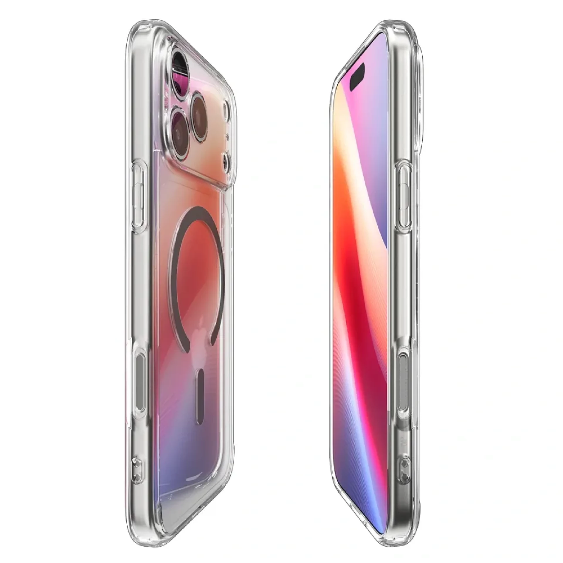 Maska Spigen Ultra Hybrid MagSafe za iPhone 17 Pro Max clear/siva