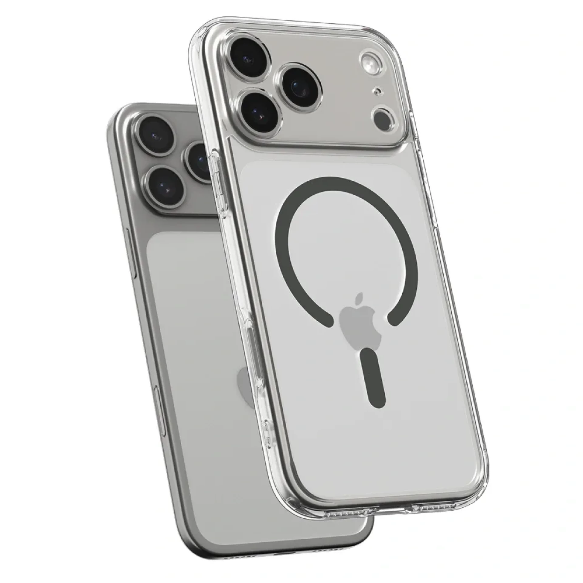 Maska Spigen Ultra Hybrid MagSafe za iPhone 17 Pro Max clear/siva