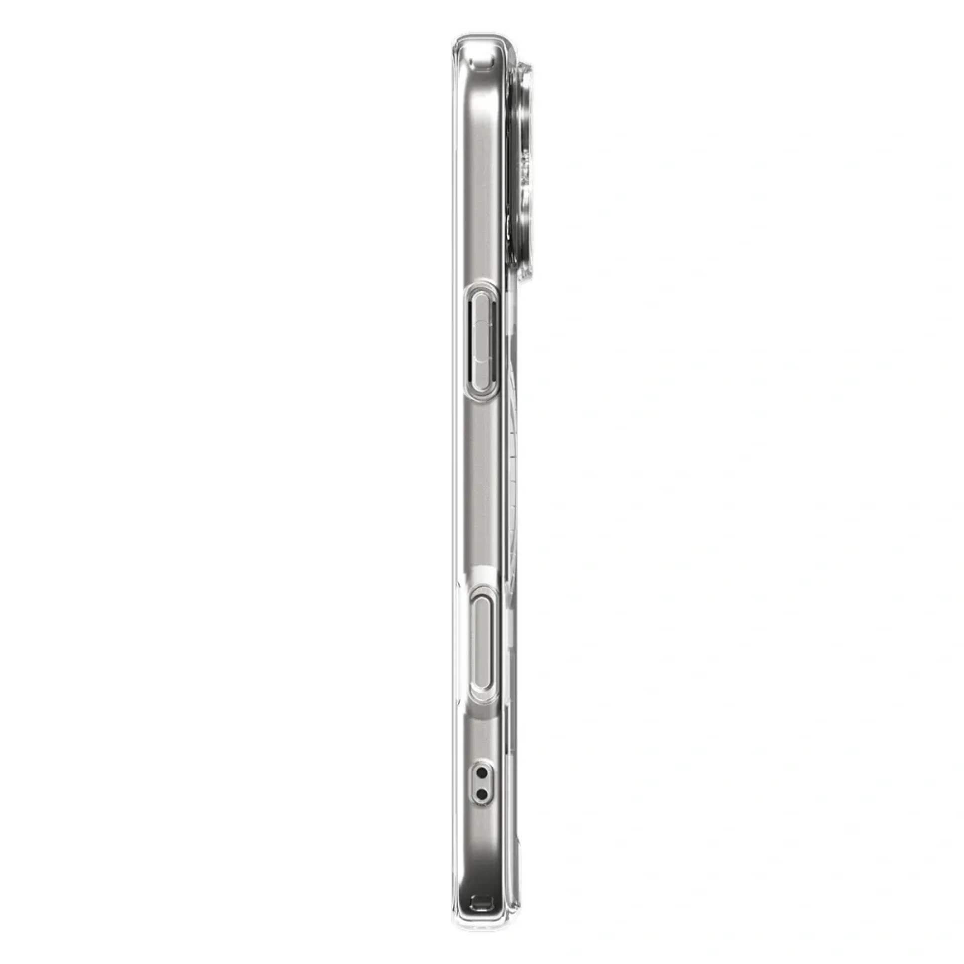 Maska Spigen Ultra Hybrid MagSafe za iPhone 17 Pro Max clear/siva