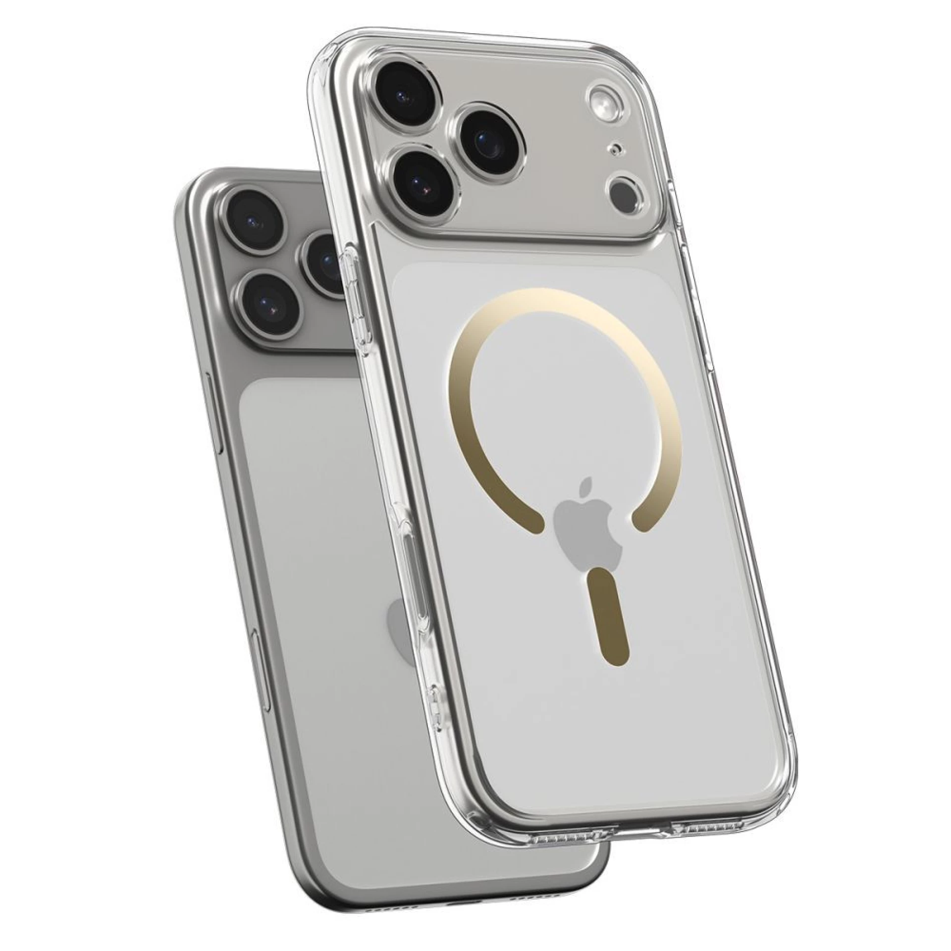 Maska Spigen Ultra Hybrid MagSafe za iPhone 17 Pro Max providna/gold