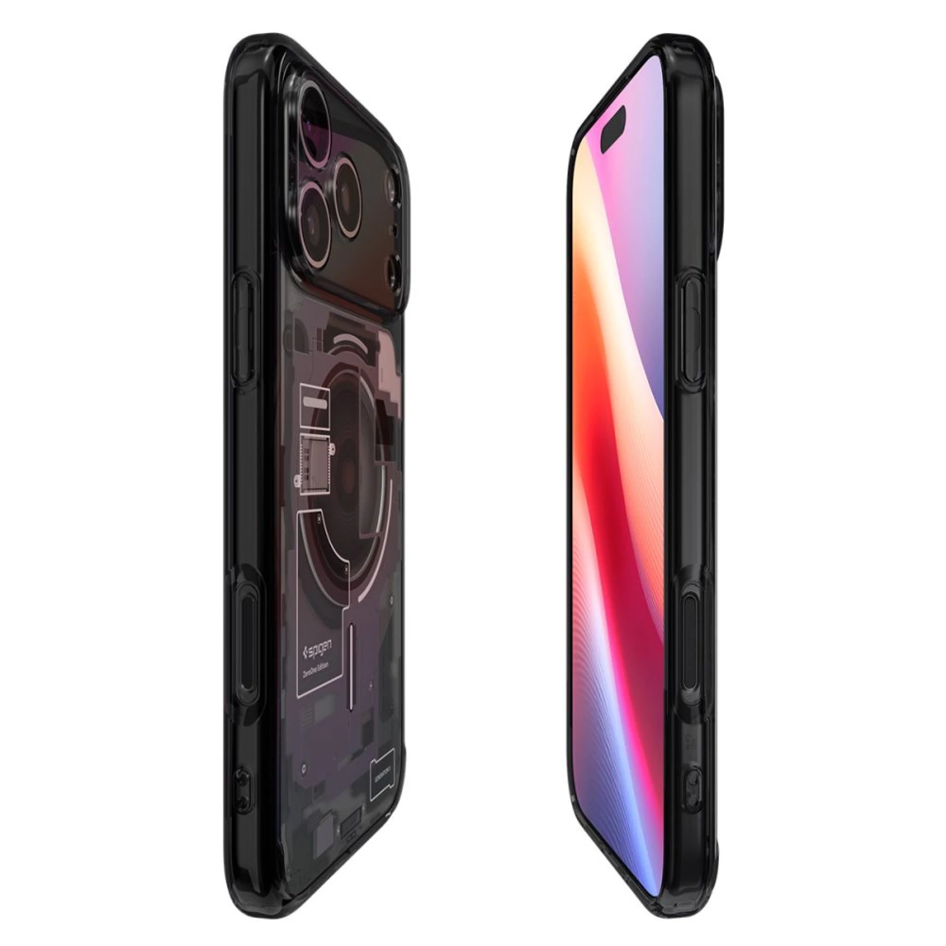 Maska Spigen Ultra Hybrid MagSafe za iPhone 17 Pro Zero One crna