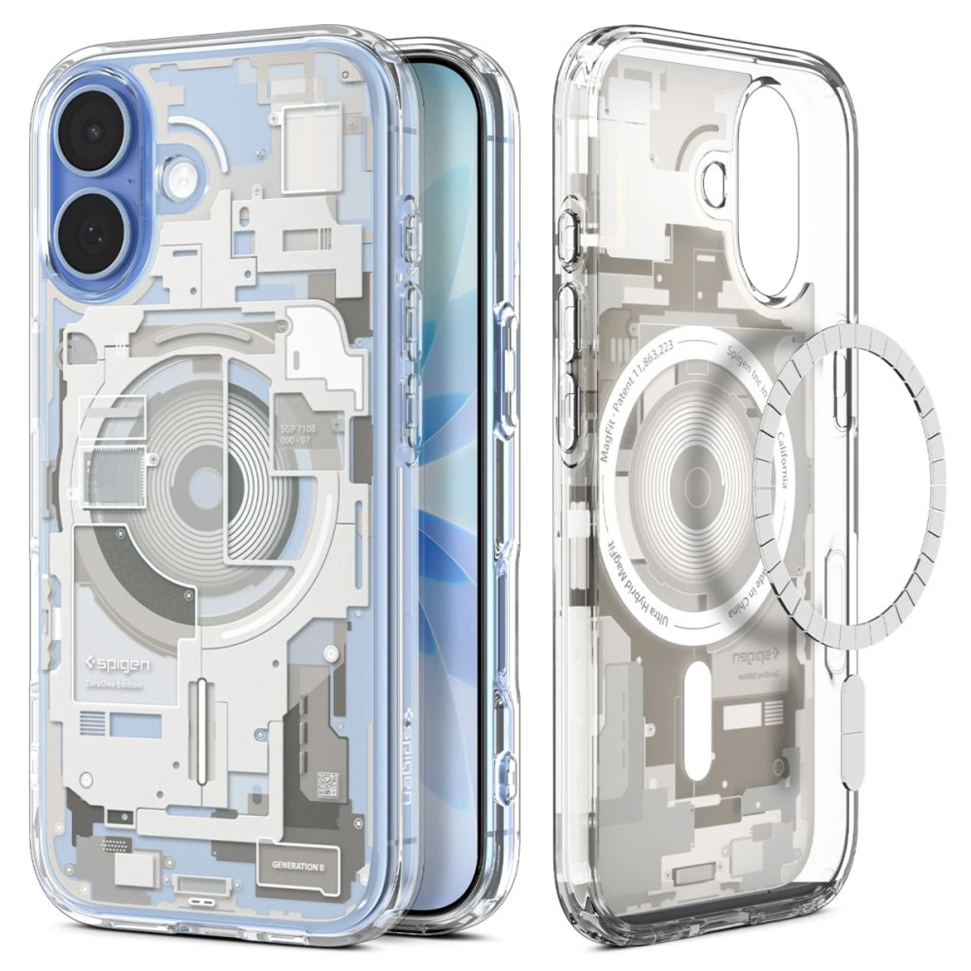 Maska Spigen Ultra Hybrid MagSafe za iPhone 17 Zero One titanium