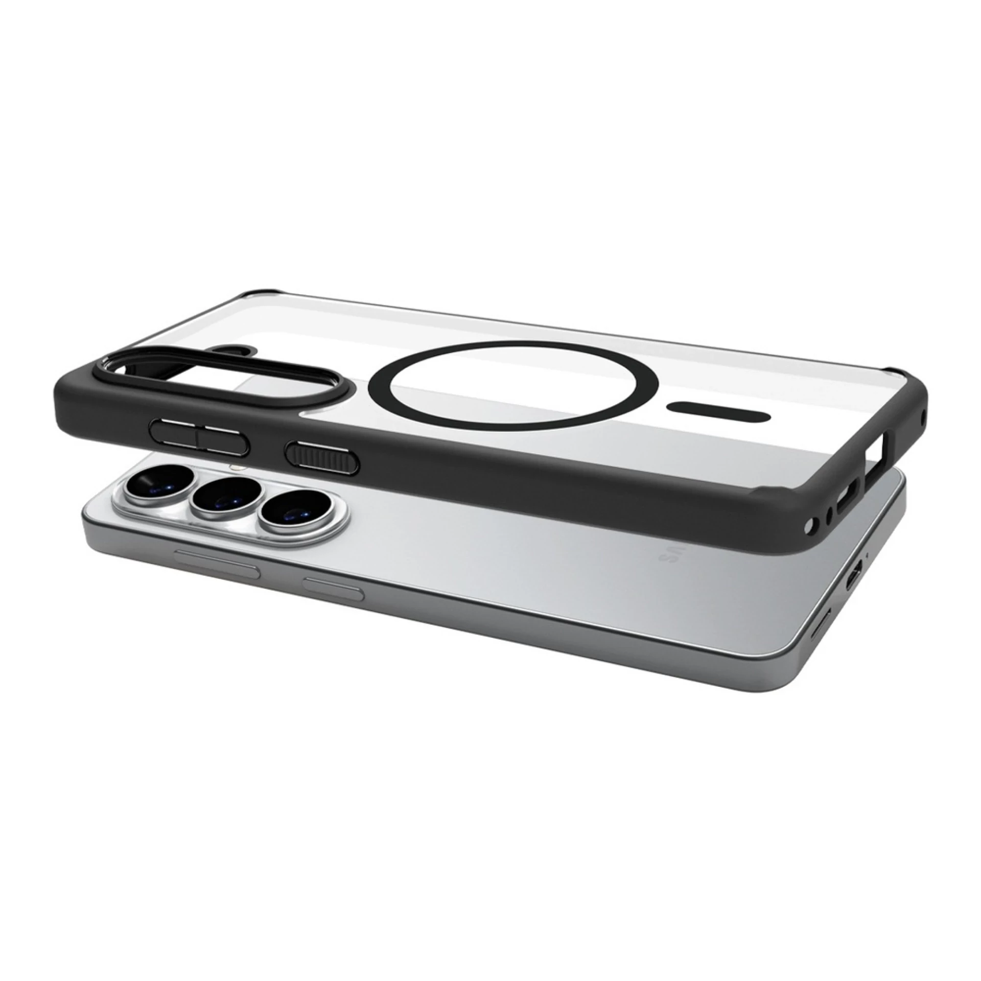 Maska Spigen Ultra Hybrid MagSafe za Samsung S26 clear crna