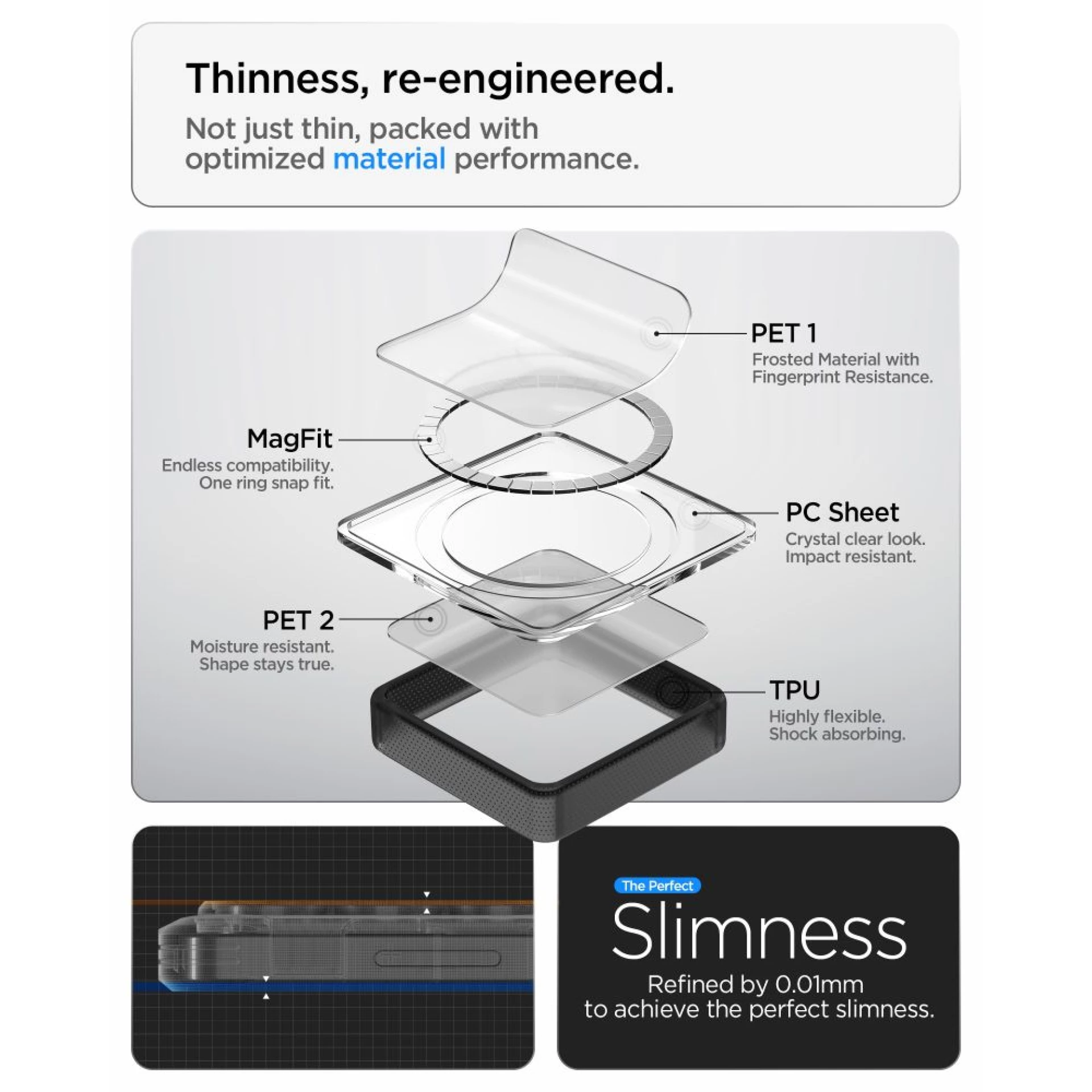 Maska Spigen Ultra Hybrid MagSafe za Samsung S26 Ultra translucent