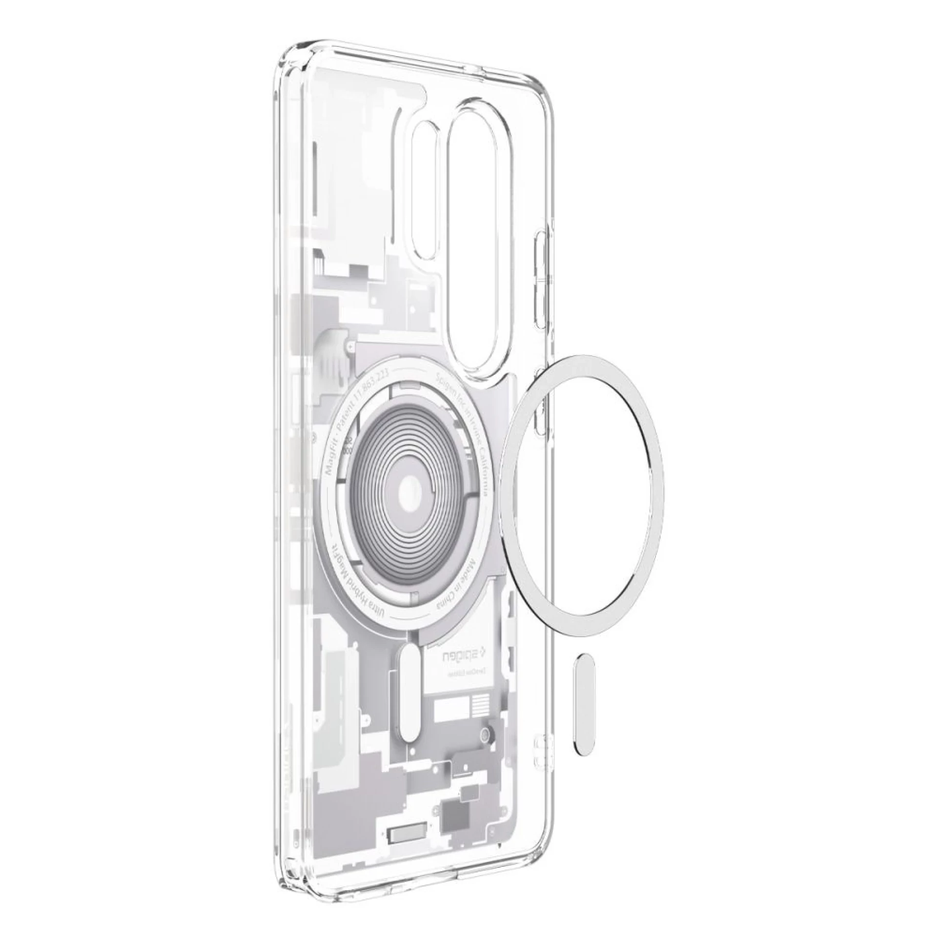 Maska Spigen Ultra Hybrid MagSafe za Samsung S26 Ultra Zero One bijela