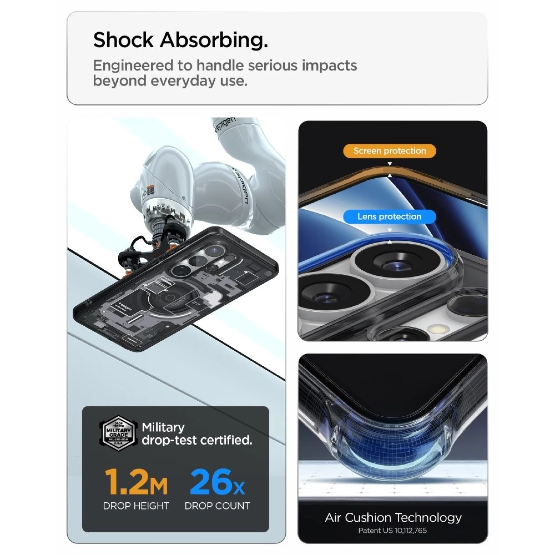 Maska Spigen Ultra Hybrid MagSafe za Samsung S26 Ultra Zero One crna