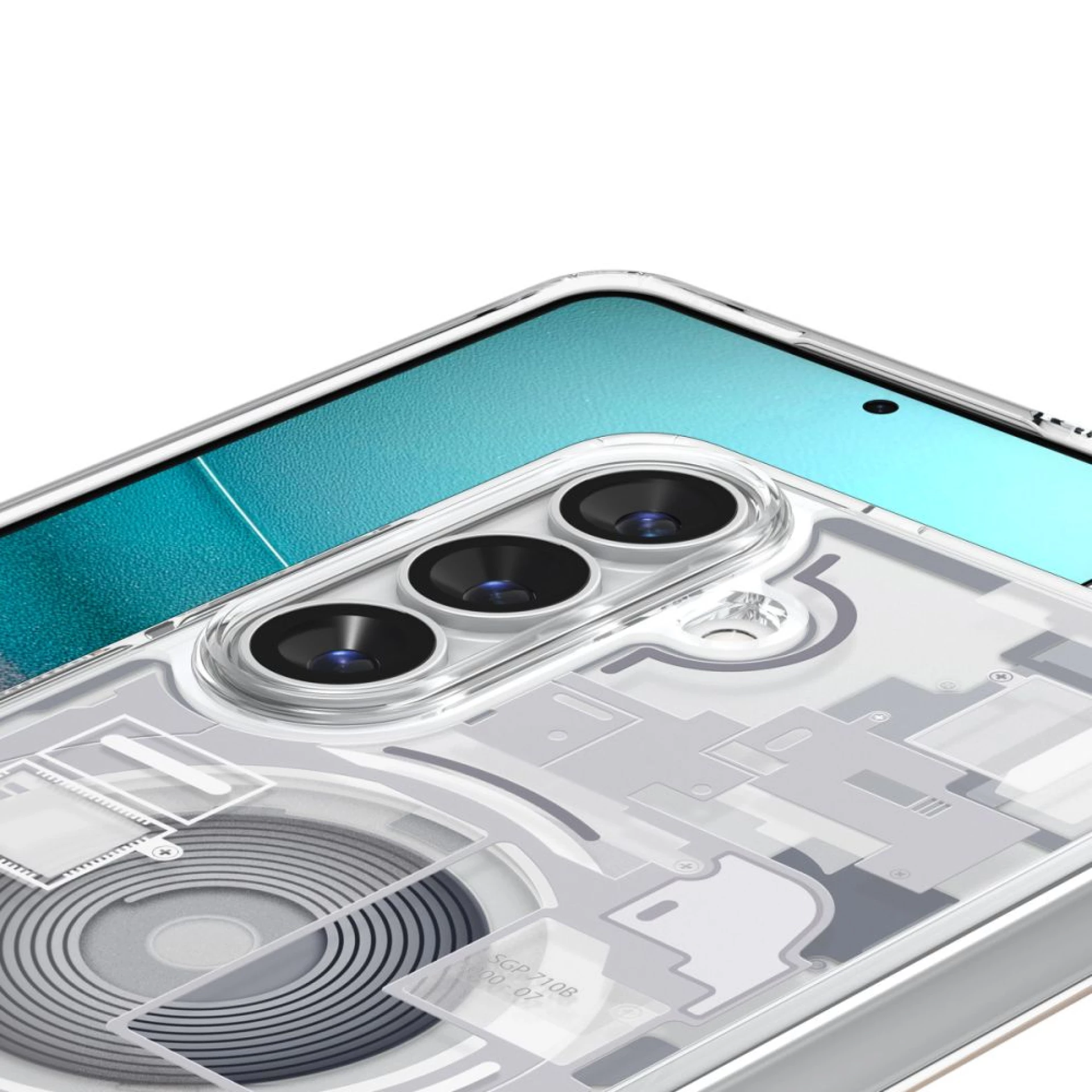 Maska Spigen Ultra Hybrid MagSafe za Samsung S26 Zero One clear bijela