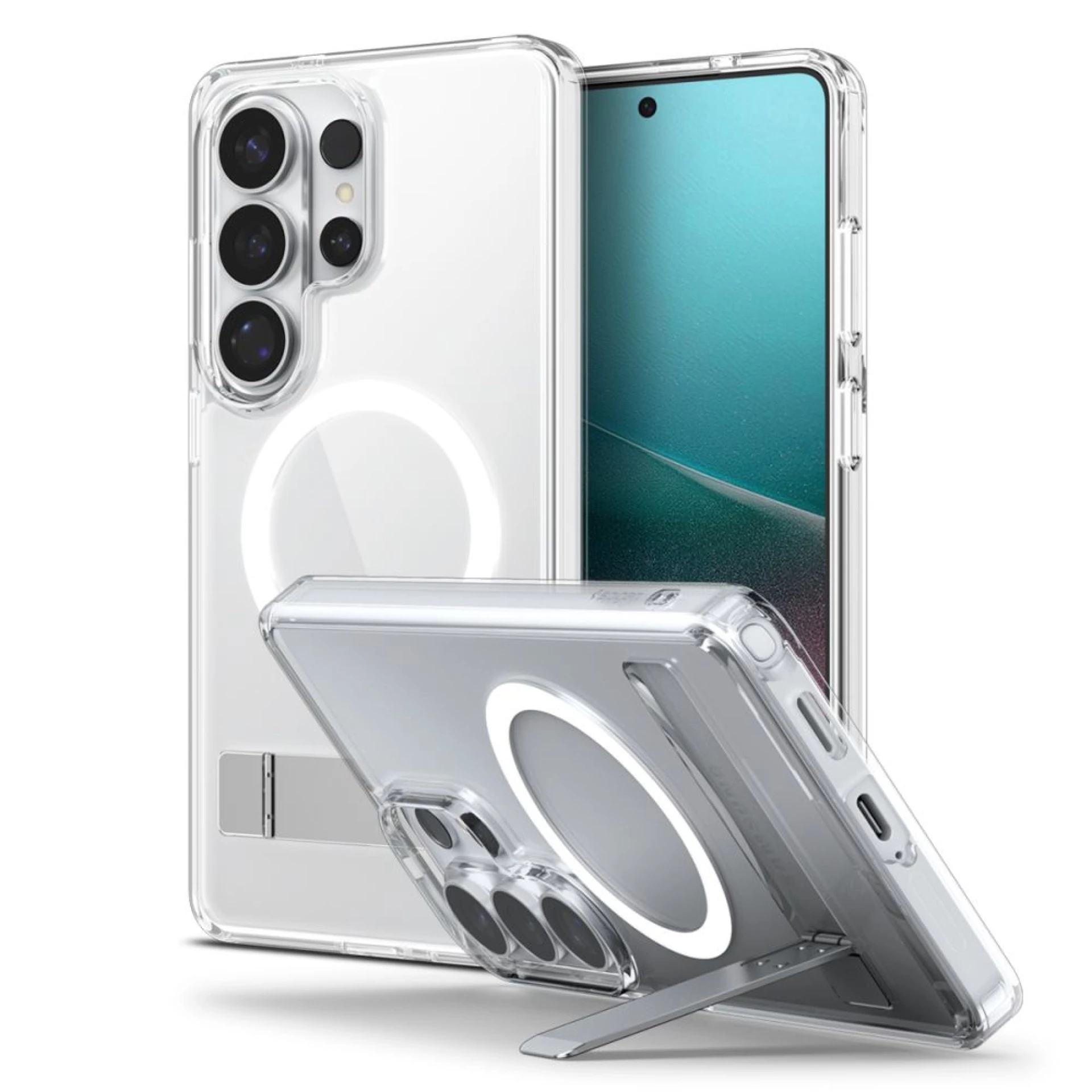 Maska Spigen Ultra Hybrid S Mag za Samsung S26 Ultra clear bijela