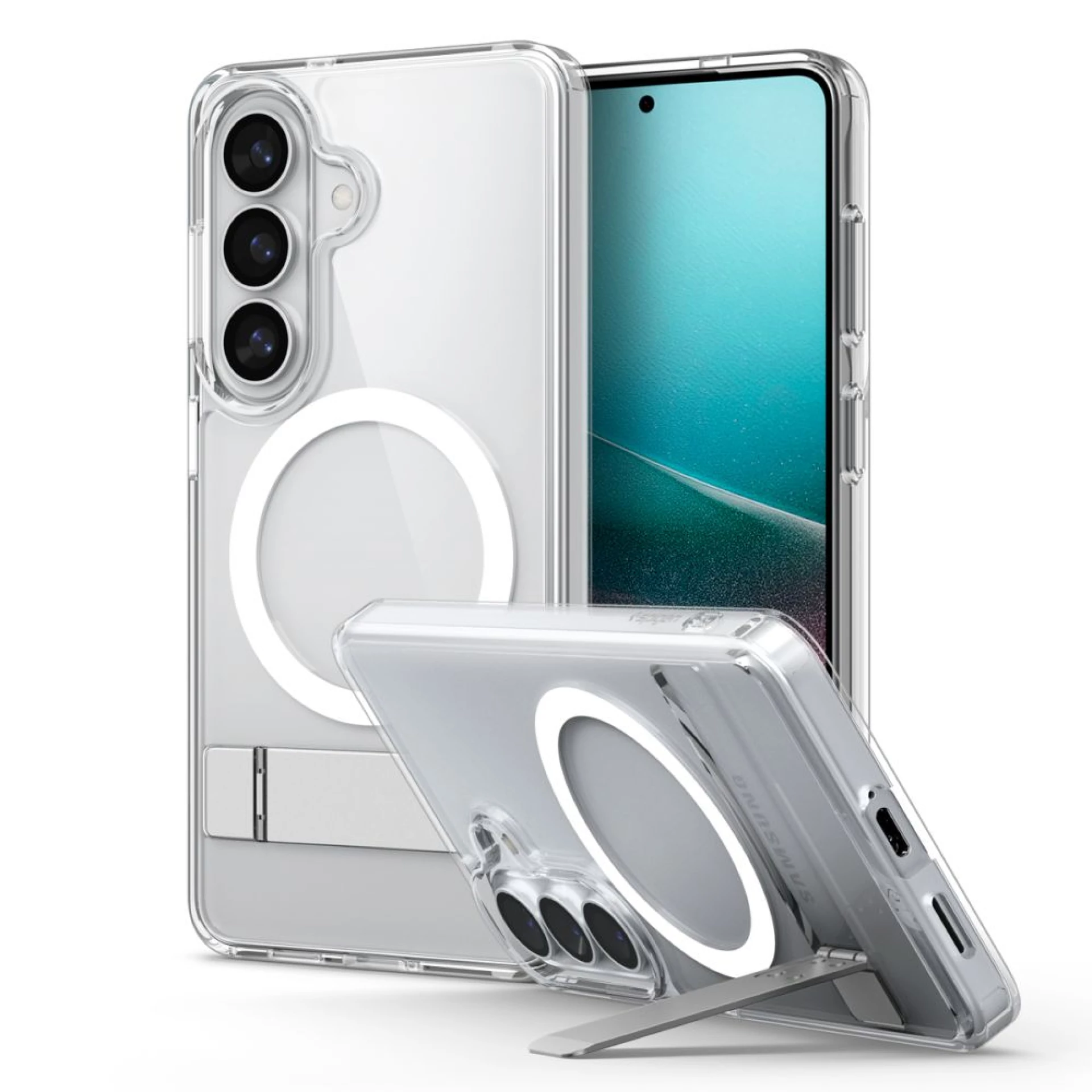 Maska Spigen Ultra Hybrid S MagSafe za Samsung S26 clear bijela