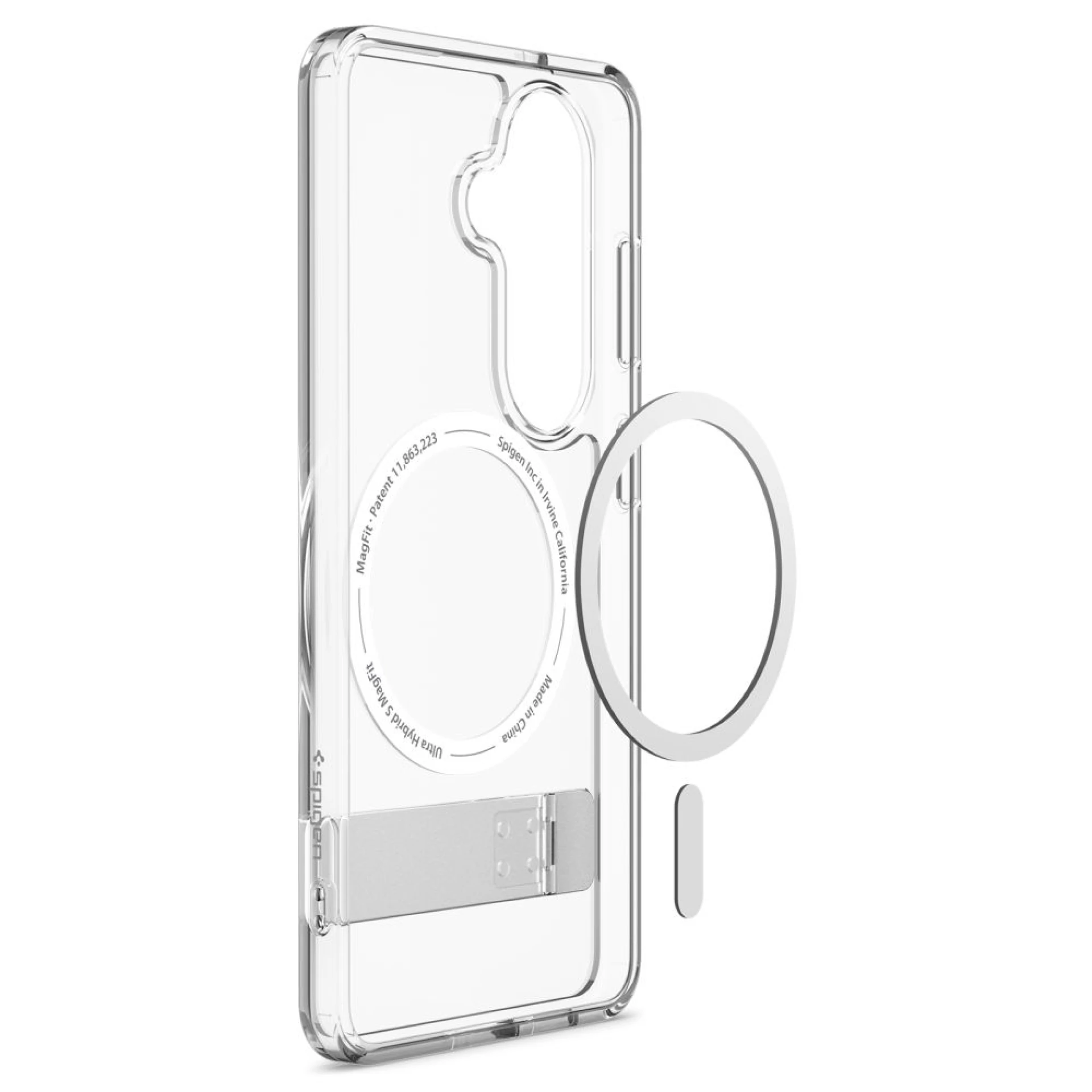Maska Spigen Ultra Hybrid S MagSafe za Samsung S26 clear bijela