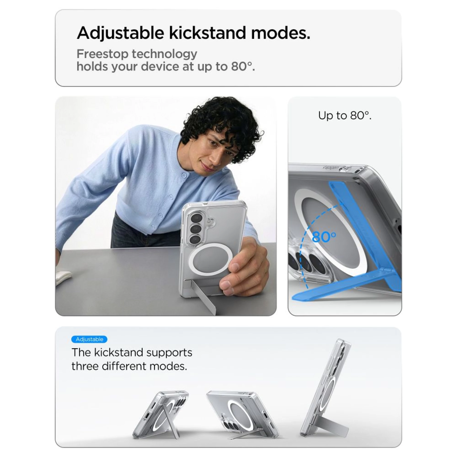 Maska Spigen Ultra Hybrid S MagSafe za Samsung S26 clear bijela