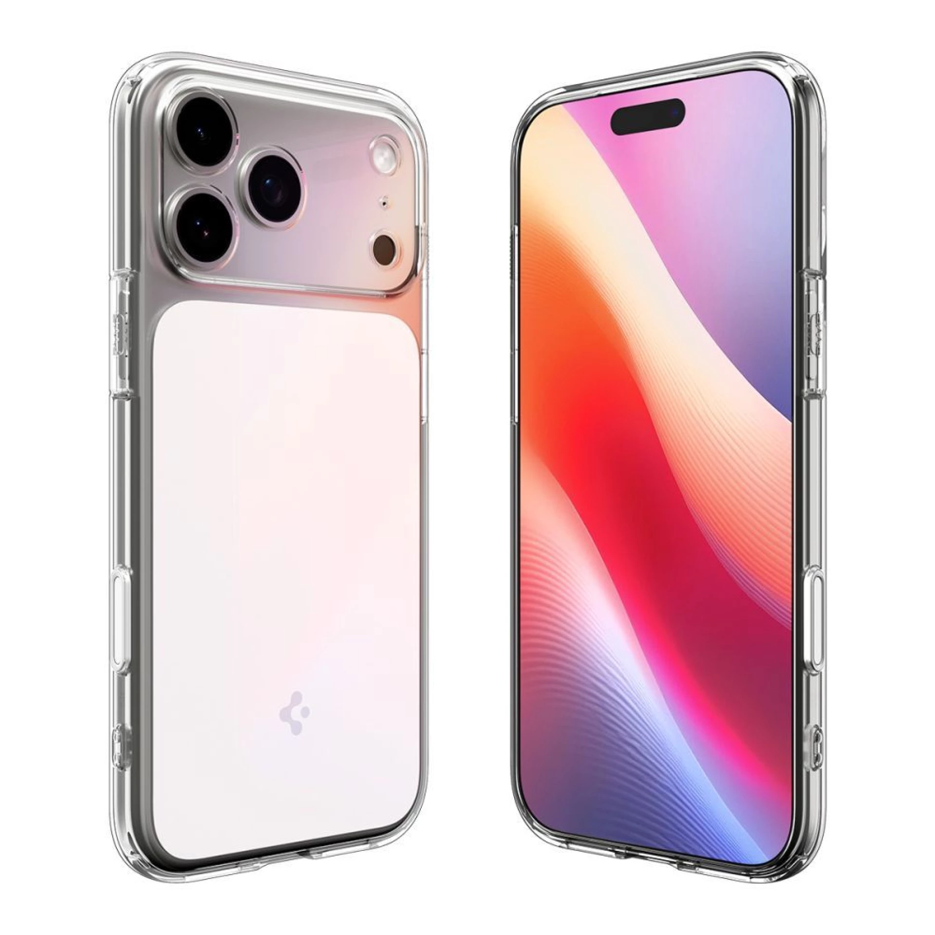 Maska Spigen Ultra Hybrid "T" MagSafe za iPhone 17 Pro Max providna/bijela