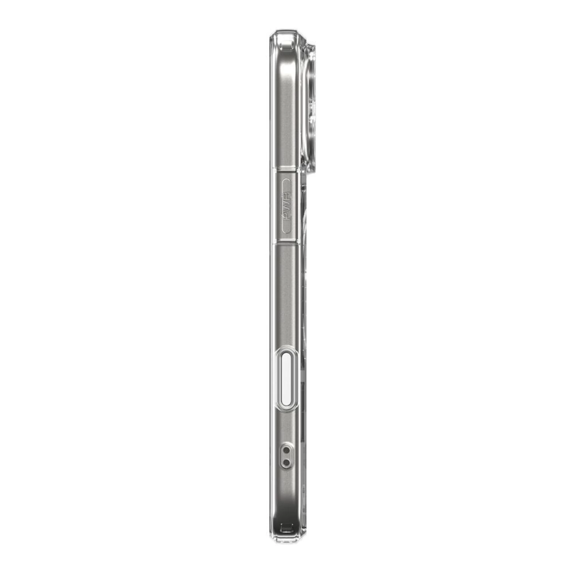 Maska Spigen Ultra Hybrid "T" MagSafe za iPhone 17 Pro Max providna/bijela