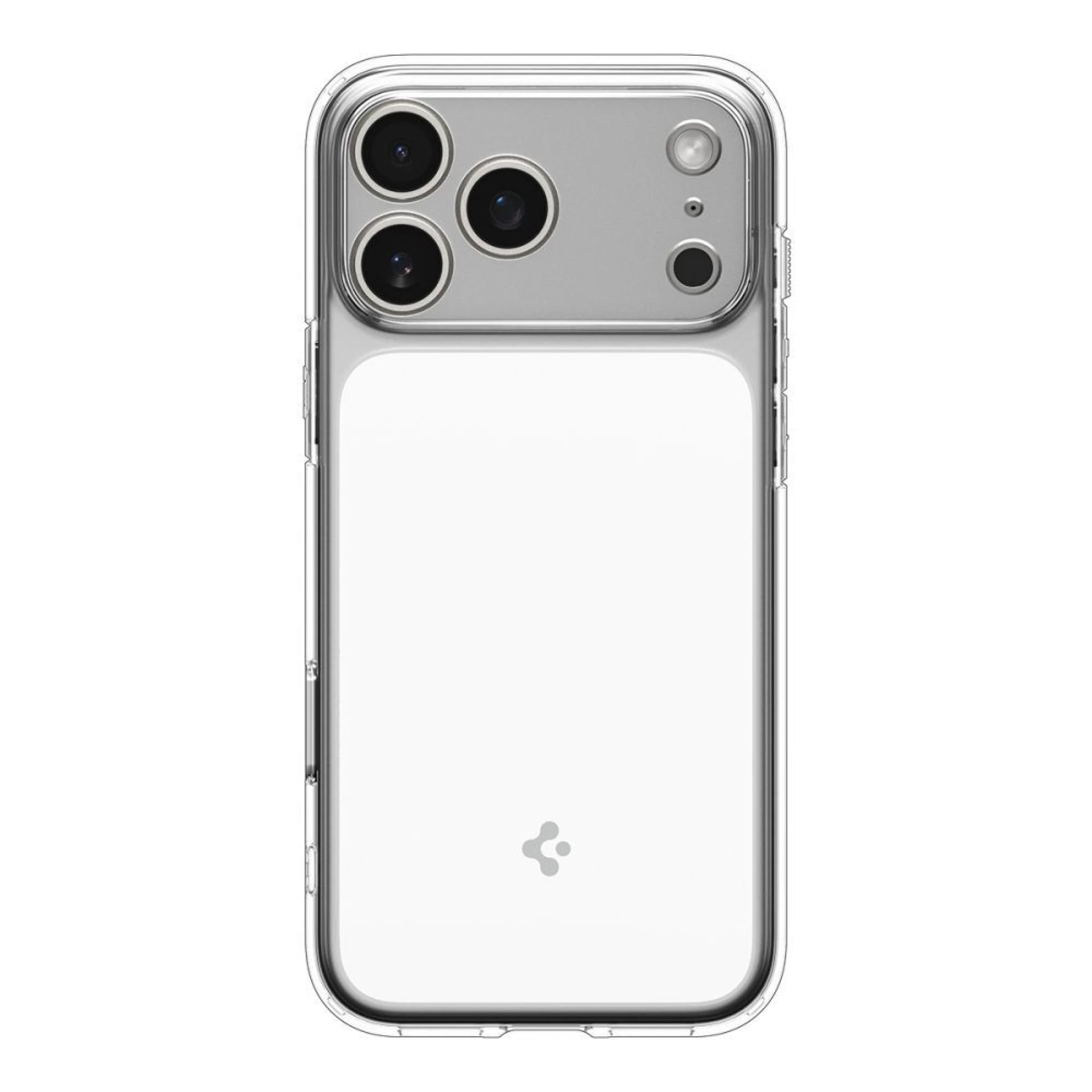Maska Spigen Ultra Hybrid "T" MagSafe za iPhone 17 Pro Max providna/bijela
