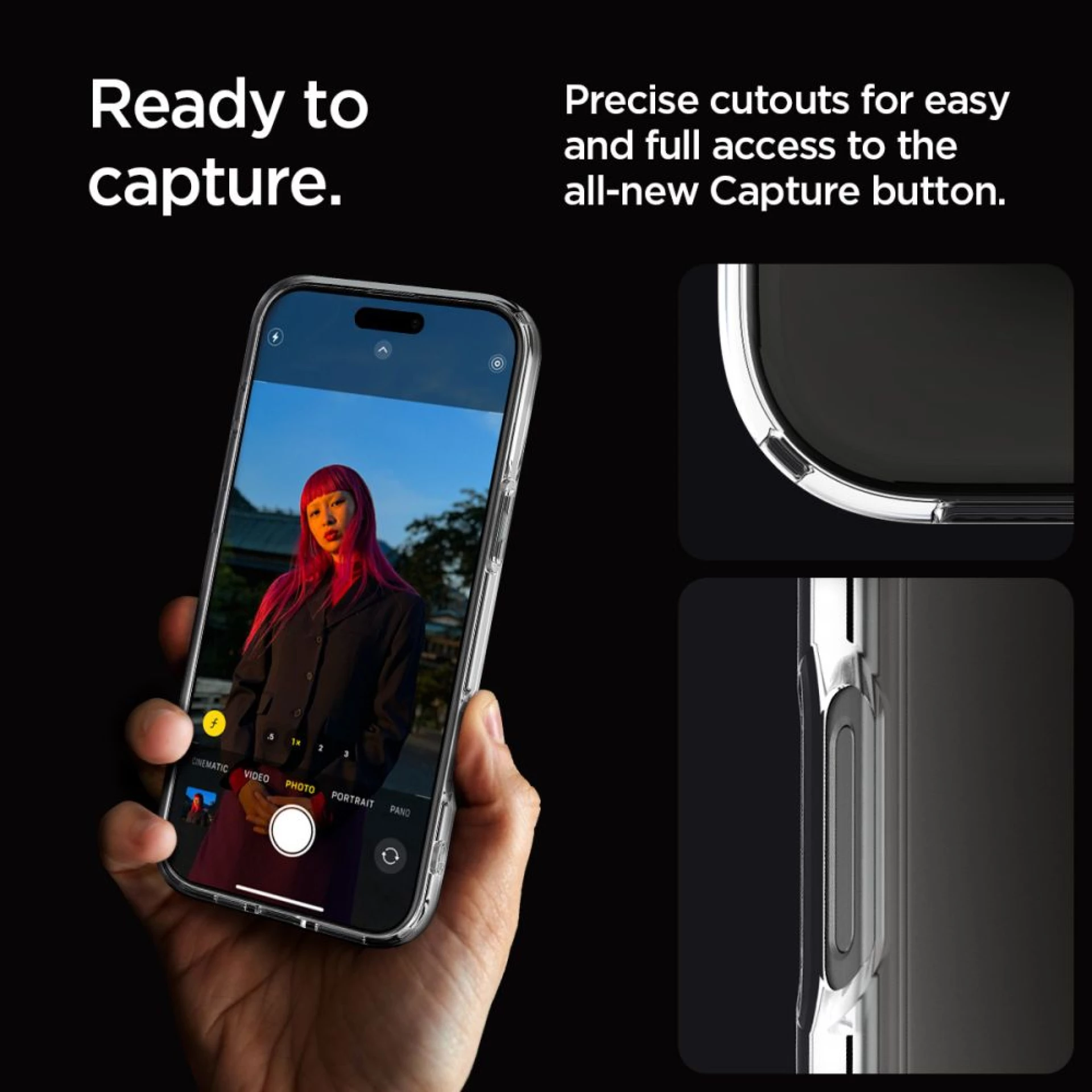 Maska SPIGEN Ultra Hybrid za iPhone 16 Pro Max Crystal clear