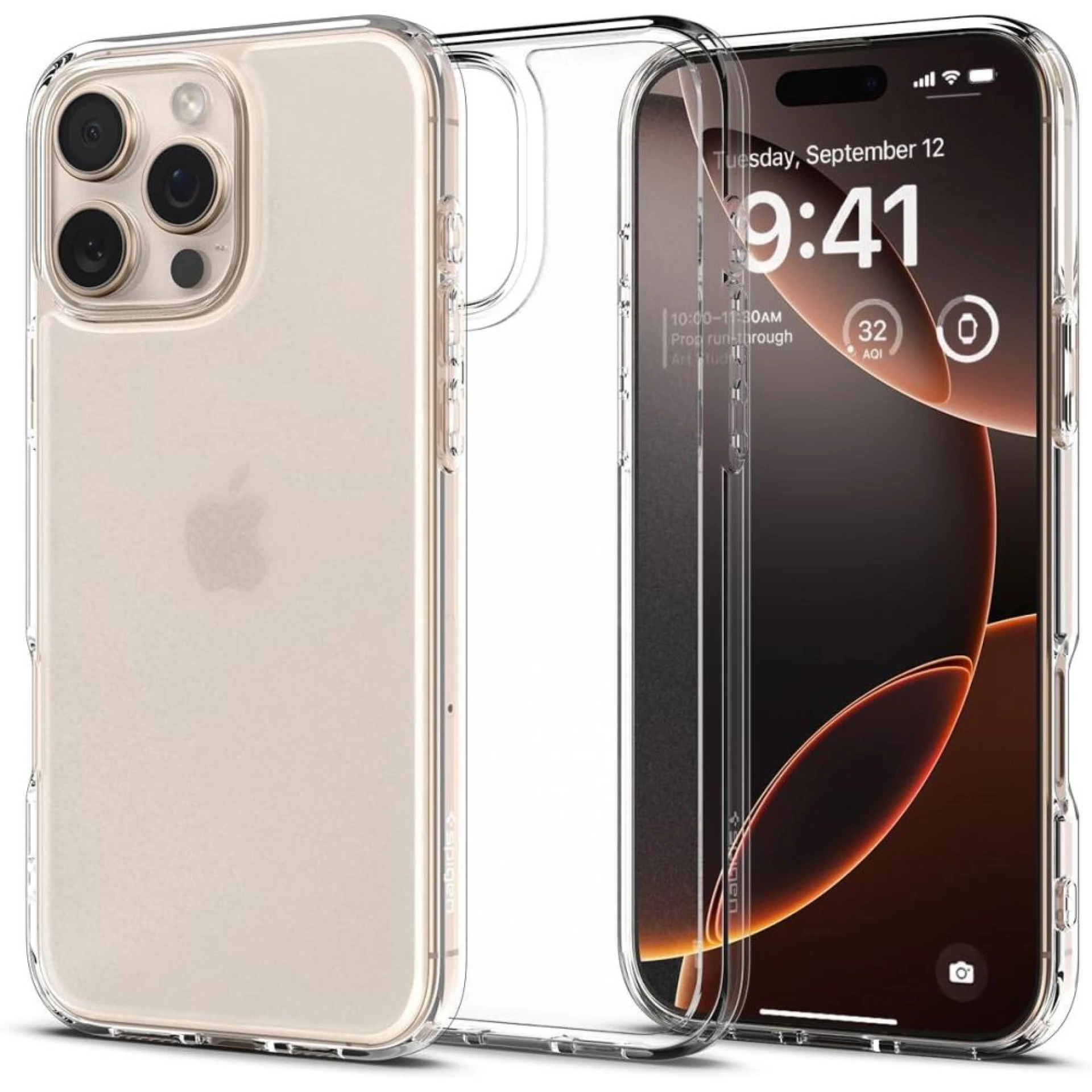 Maska SPIGEN Ultra Hybrid za iPhone 16 Pro Max transp