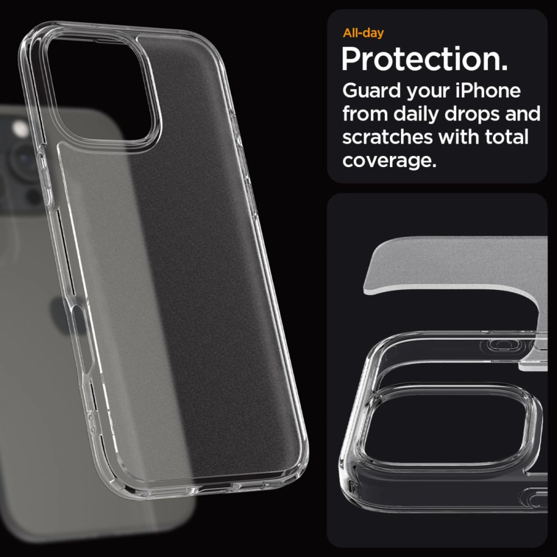 Maska SPIGEN Ultra Hybrid za iPhone 16 Pro Max transp