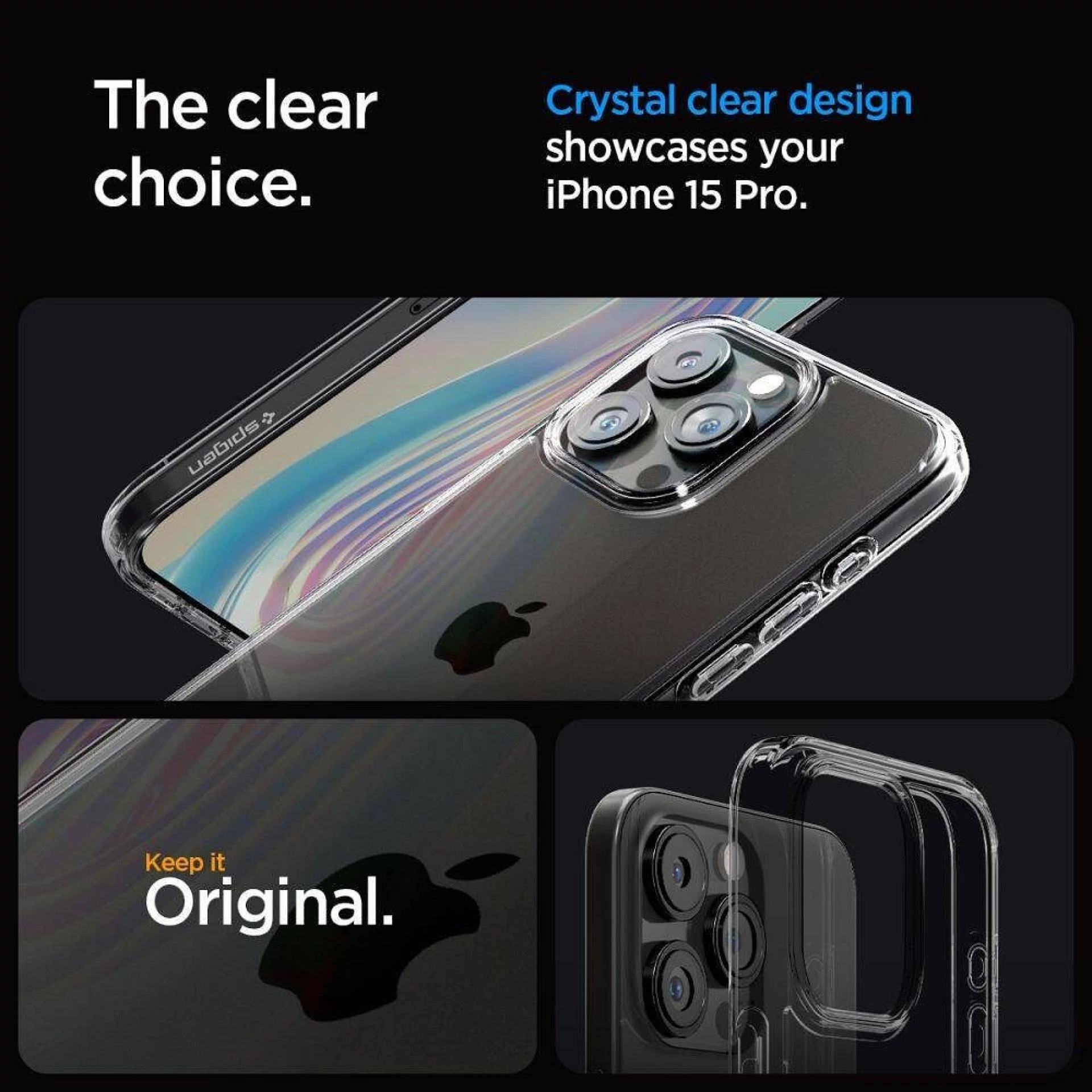 Maska SPIGEN Ultra Hybrid za iPhone 16 Pro space crystal