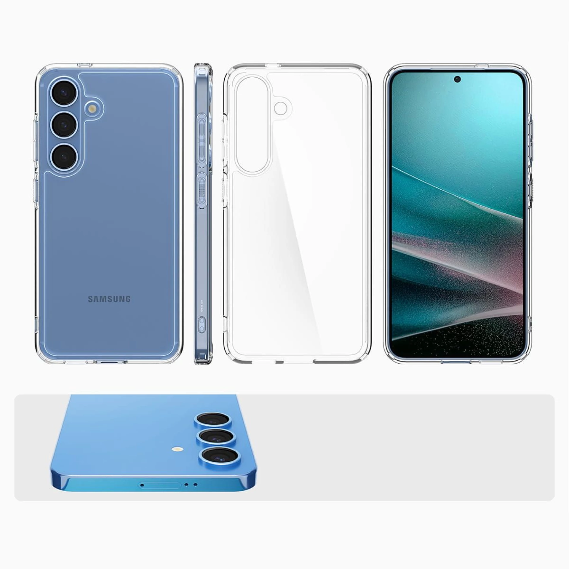 Maska SPIGEN Ultra Hybrid za Samsung S25 crystal clear