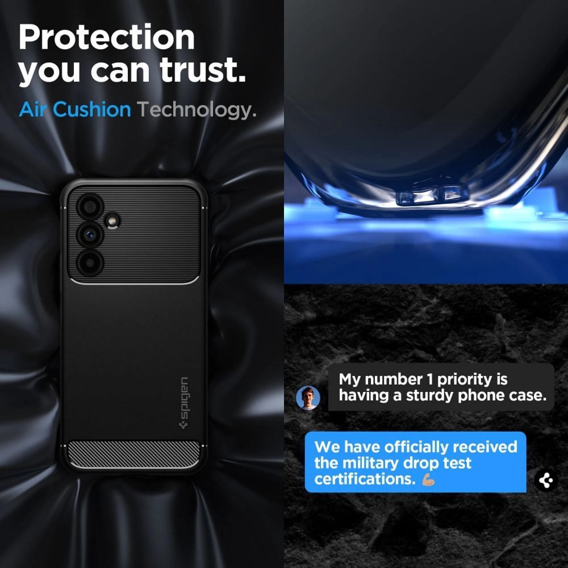 Maska SPIGEN za SAMSUNG A54 5G matte black