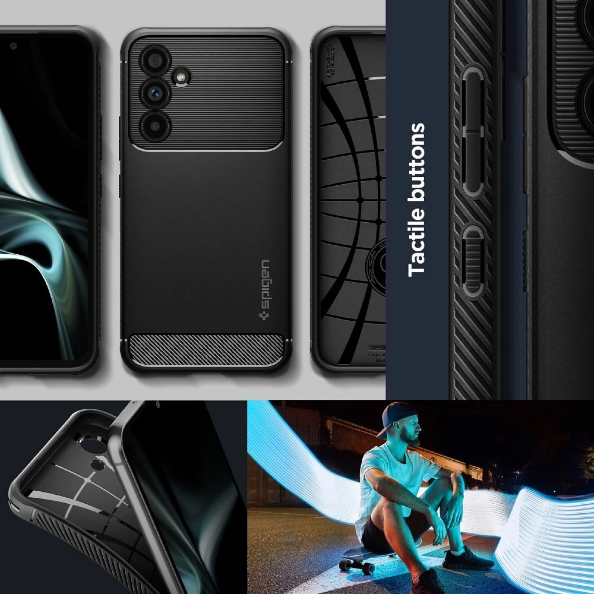 Maska SPIGEN za SAMSUNG A54 5G matte black