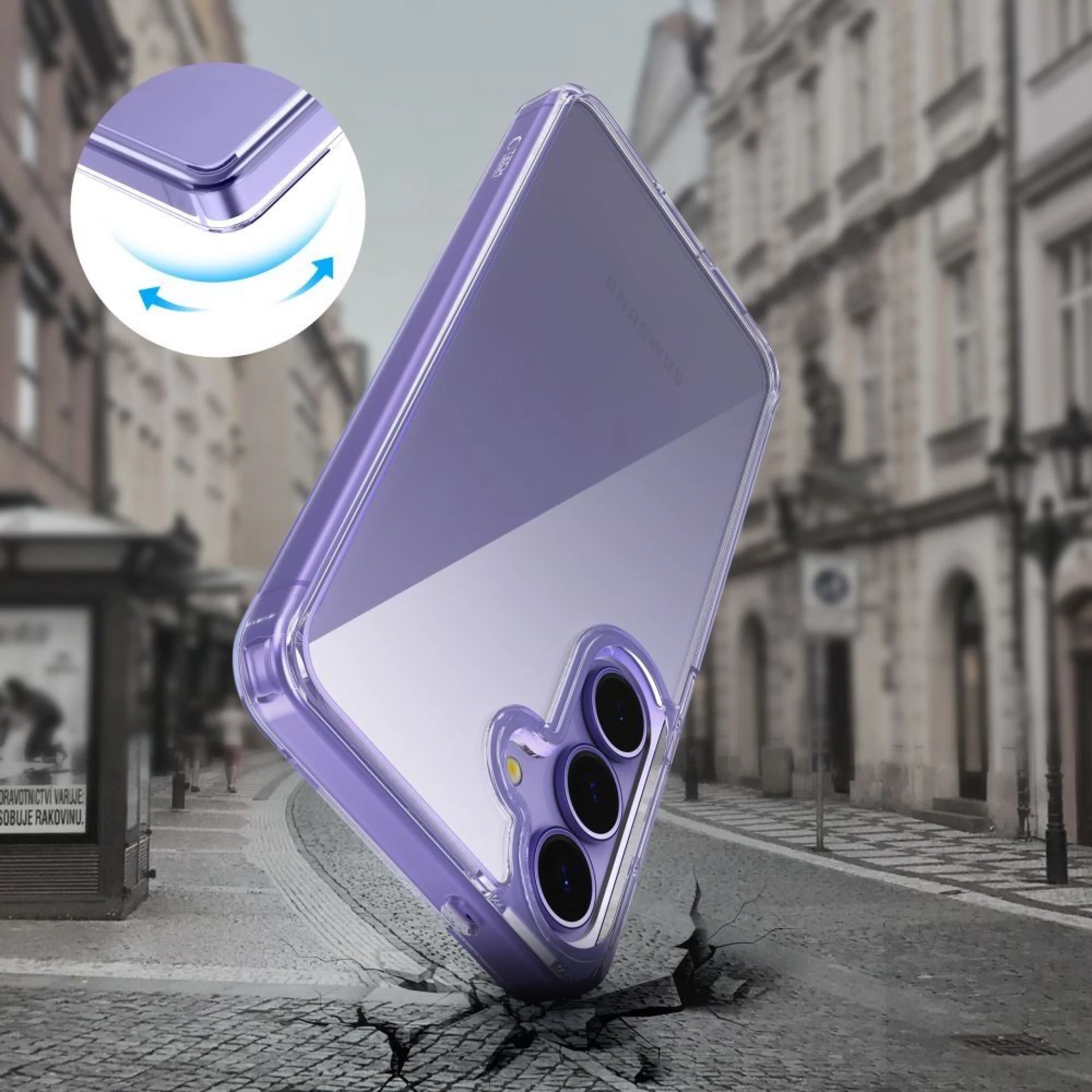 Maska Tech-Protect FlexAir Hybrid Case za Samsung S25FE providna