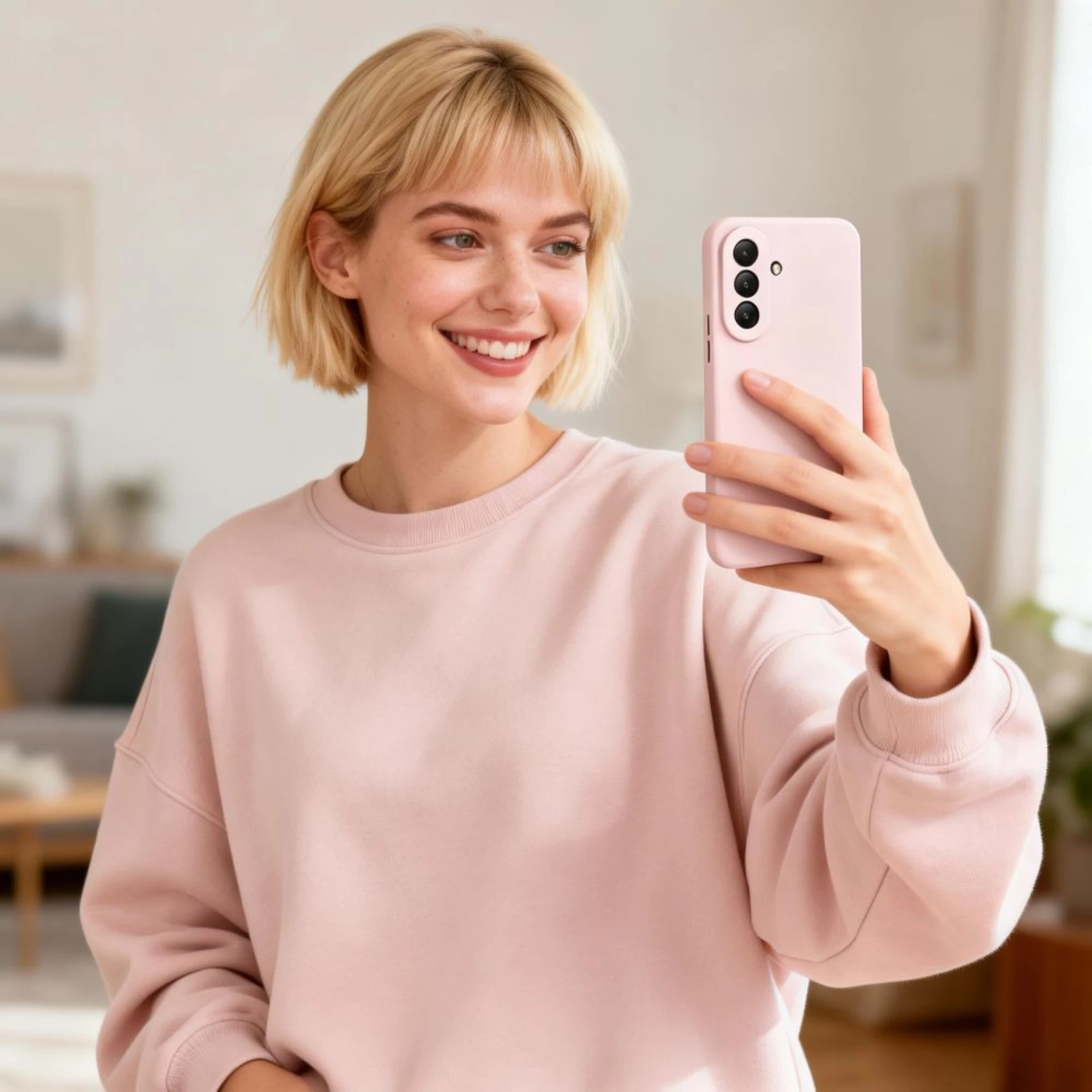 Maska Tech-Protect Icon Case za Samsung A57 5G pink