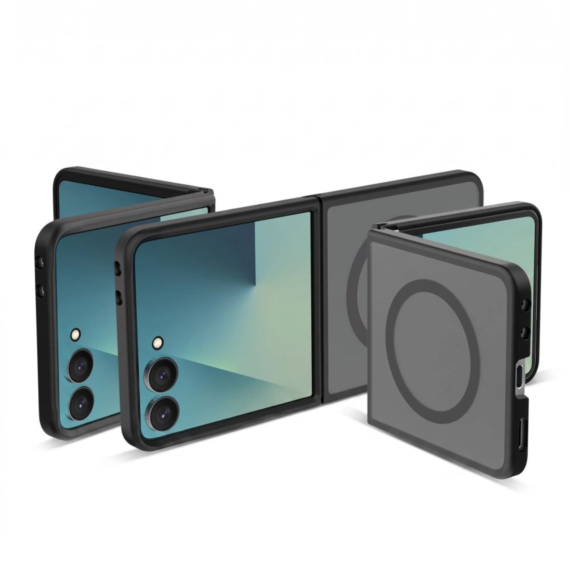 Maska Tech-Protect Magmat MagSafe za Samsung Z Flip8 mat crna