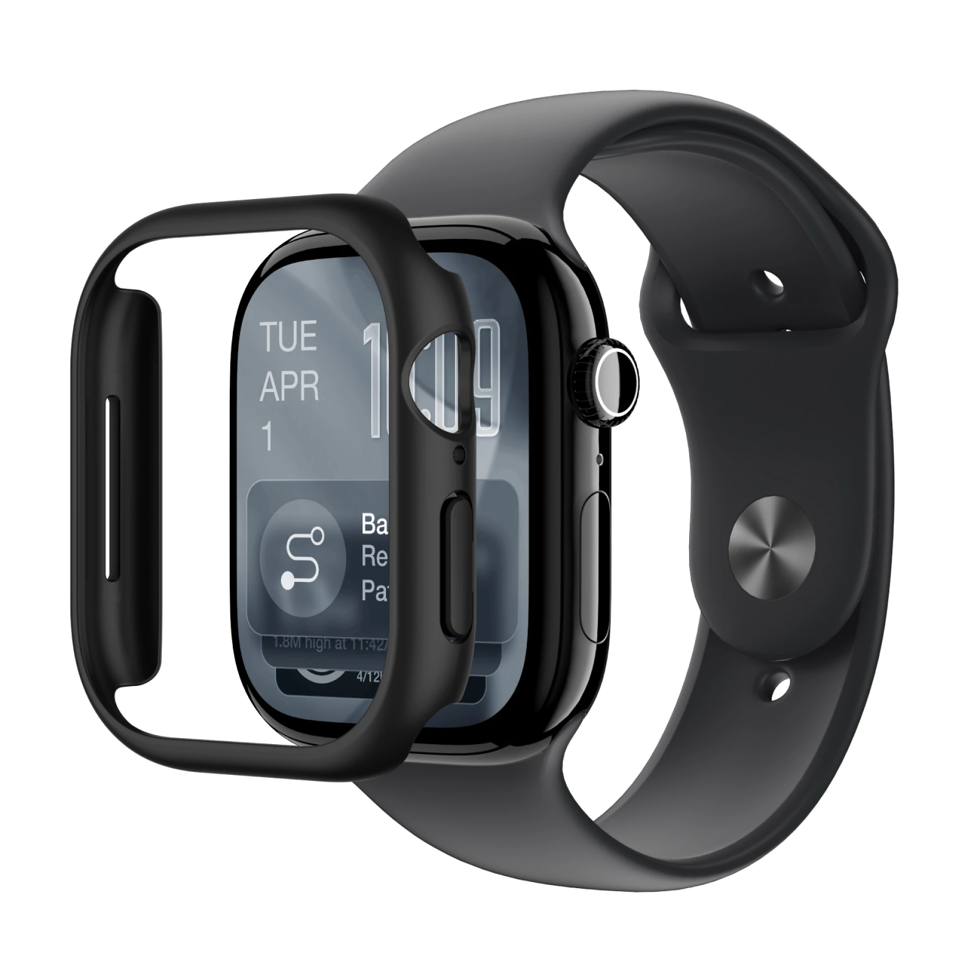 Maska zaštitna AmazingThing za Apple Watch Series 11 46mm crna