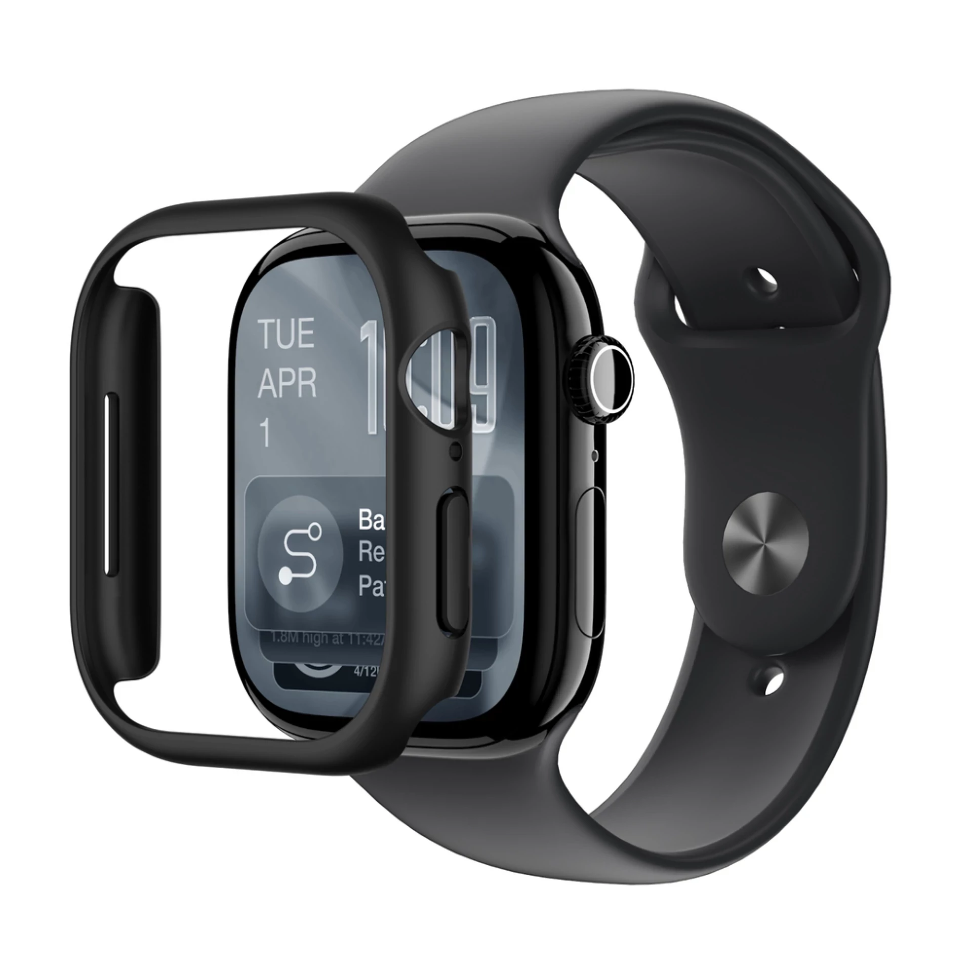Maska zaštitna AmazingThing za Apple Watch Series 11 46mm crna