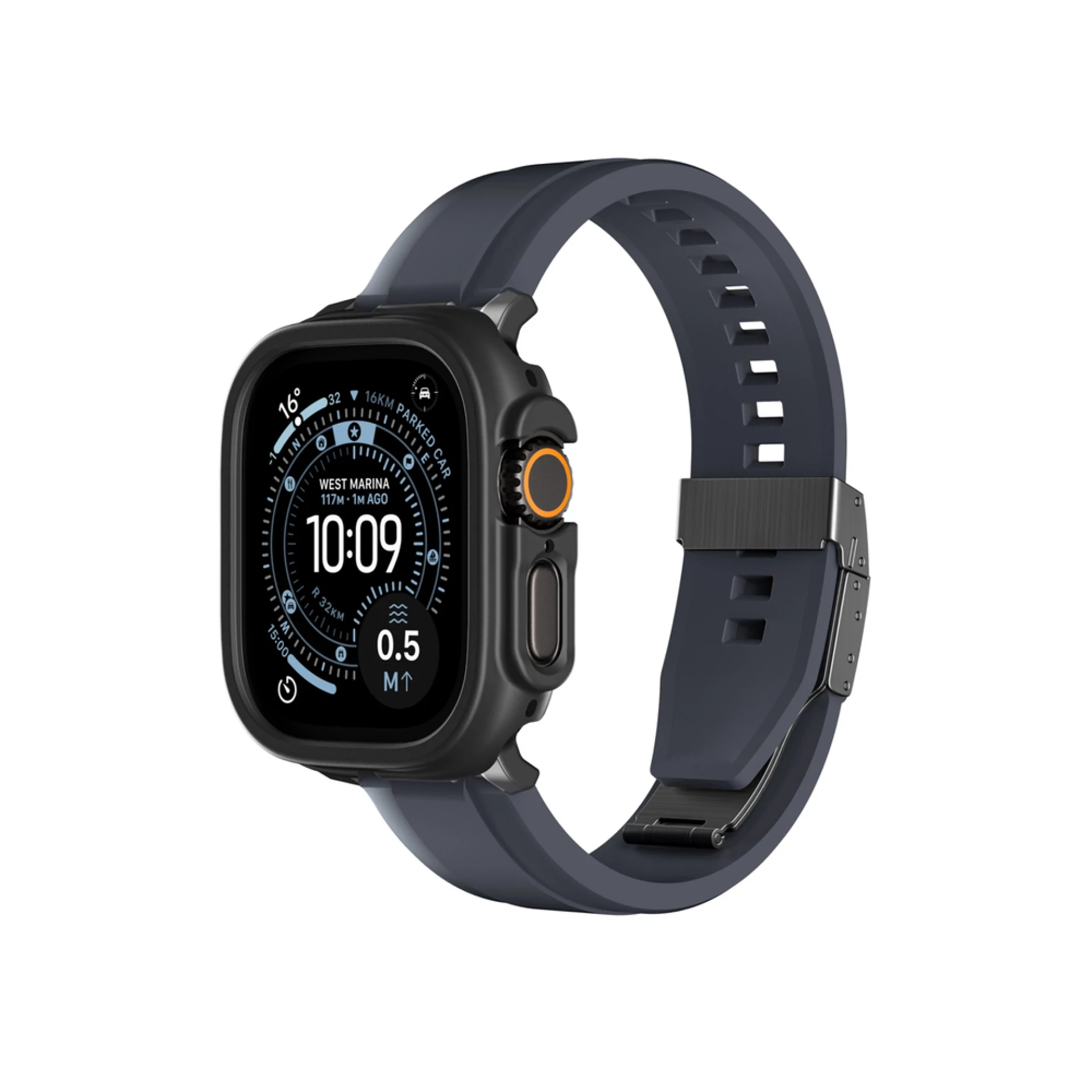 Maska zaštitna AmazingThing za Apple Watch UItra 3 49mm crna