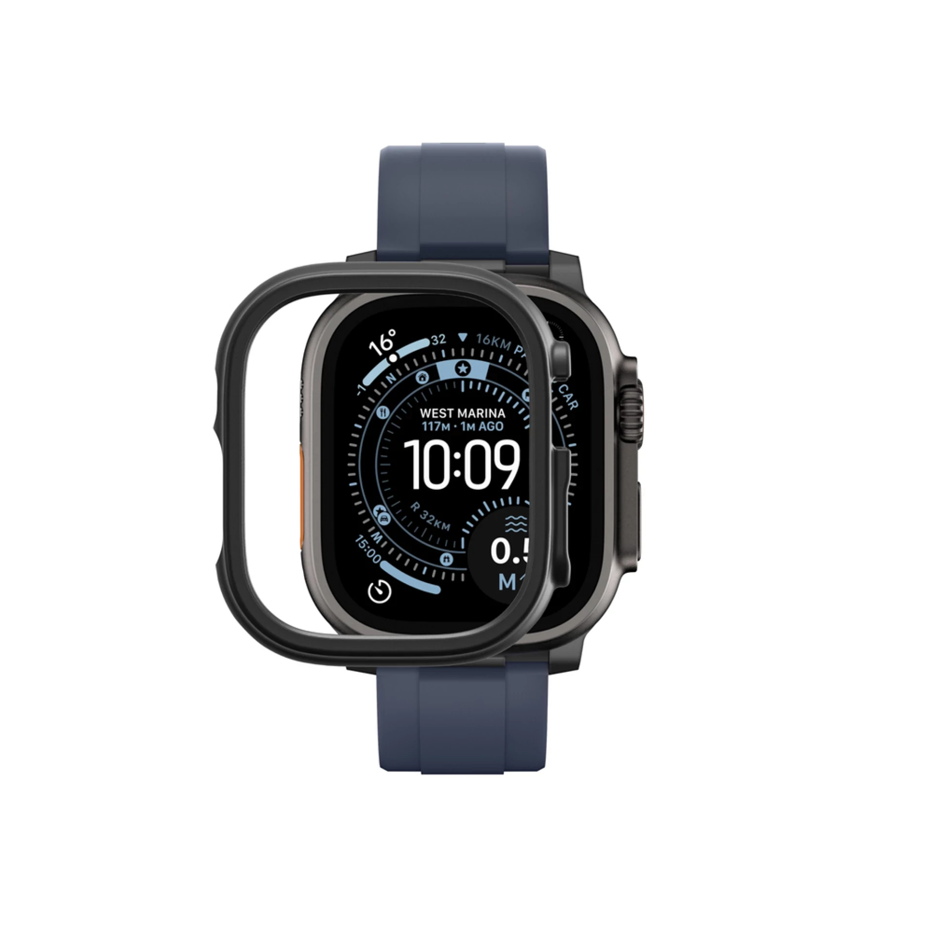 Maska zaštitna AmazingThing za Apple Watch UItra 3 49mm crna
