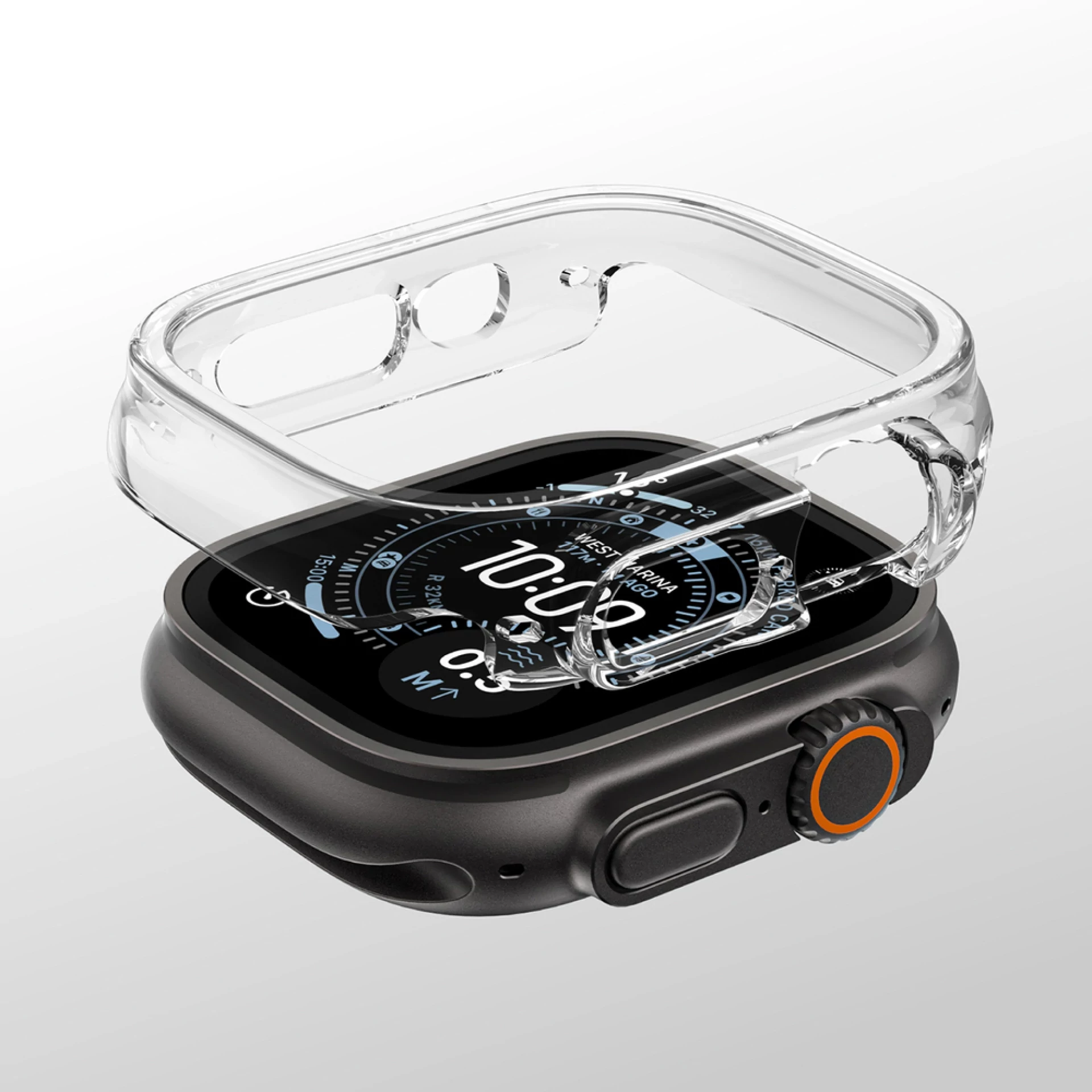 Maska zaštitna AmazingThing za Apple Watch UItra 3 49mm providna
