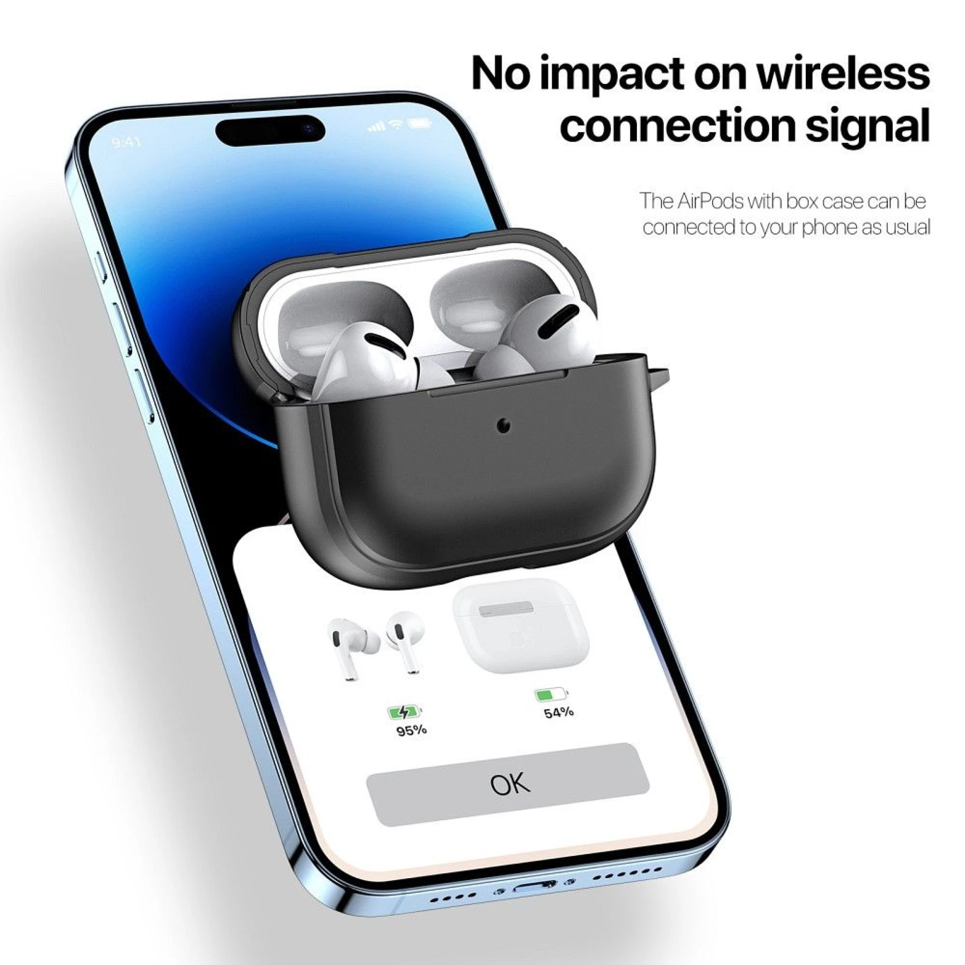 Maska zaštitna za AirPods 3 black