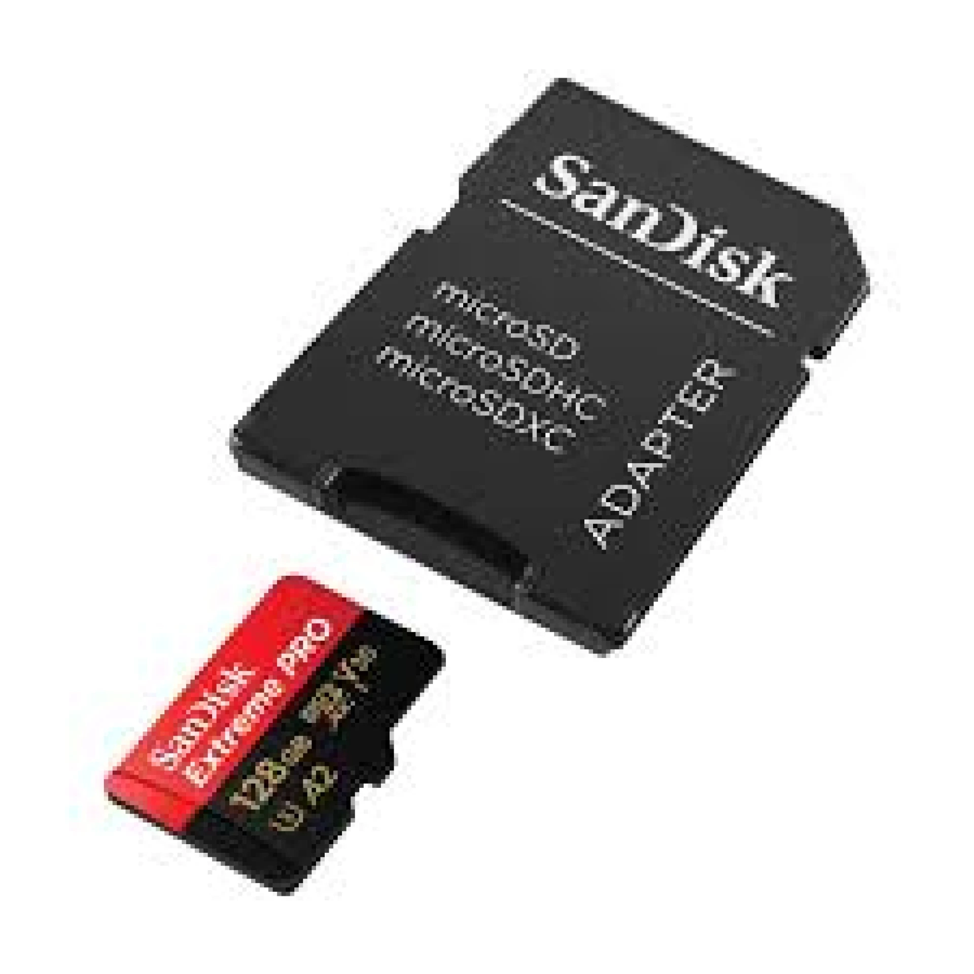 Memorijska kartica SanDisk 128GB microSDXC Extreme Pro + SD Adapter 200MB/s V30