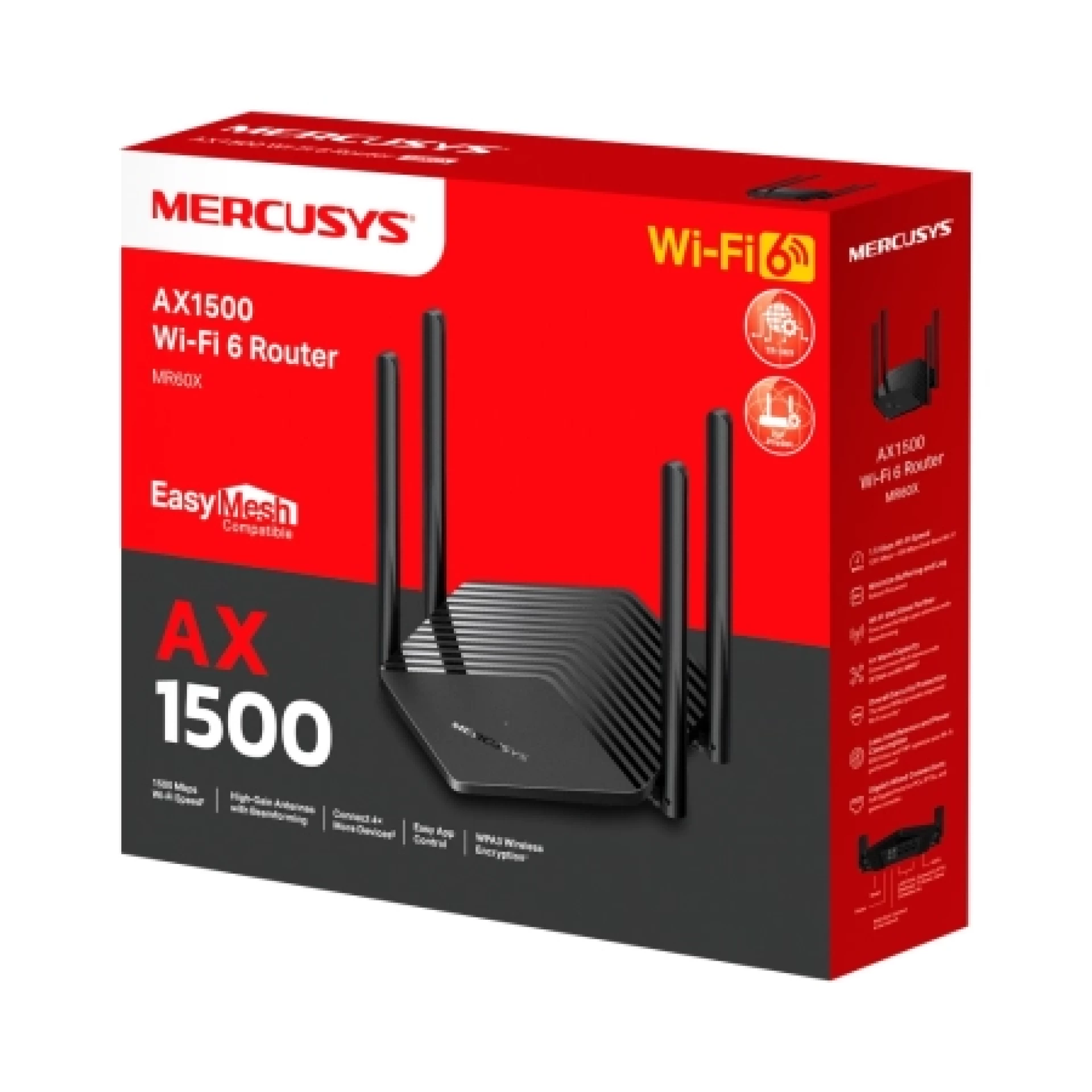 Mercusys MR60X AX1500 Wireless Dual Band Gigabit Router