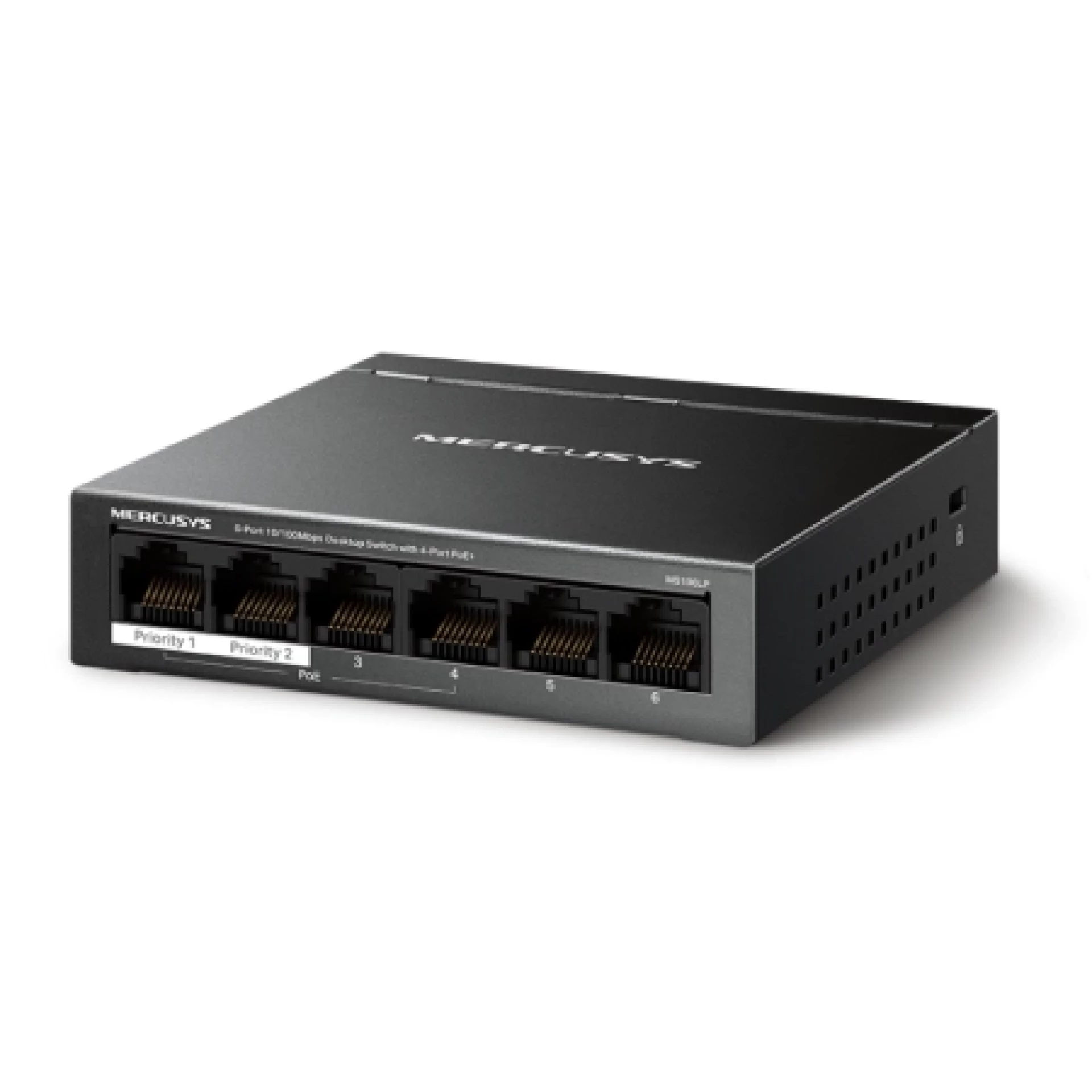 Mercusys MS106LP Desktop Switch 6x10/100 + 4-Port PoE+
