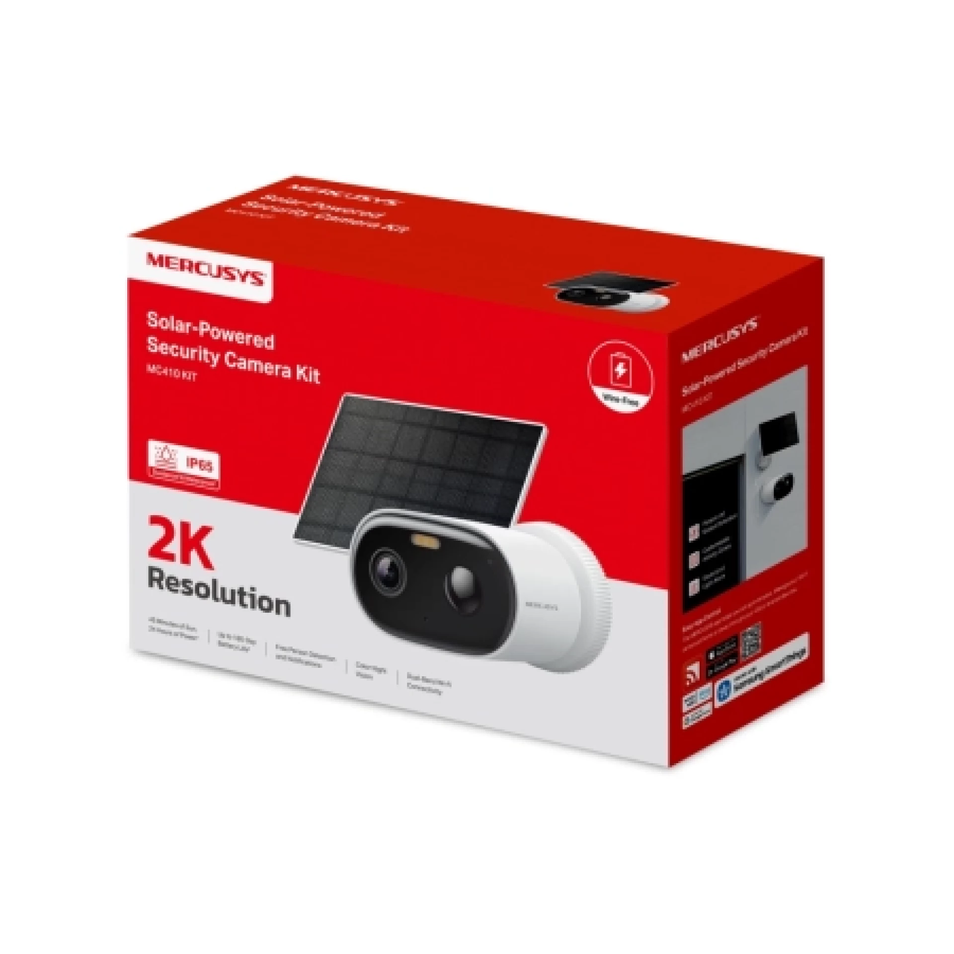 Mercusys Outdoor Solar-Powered Wi-Fi Camera MC410 KIT