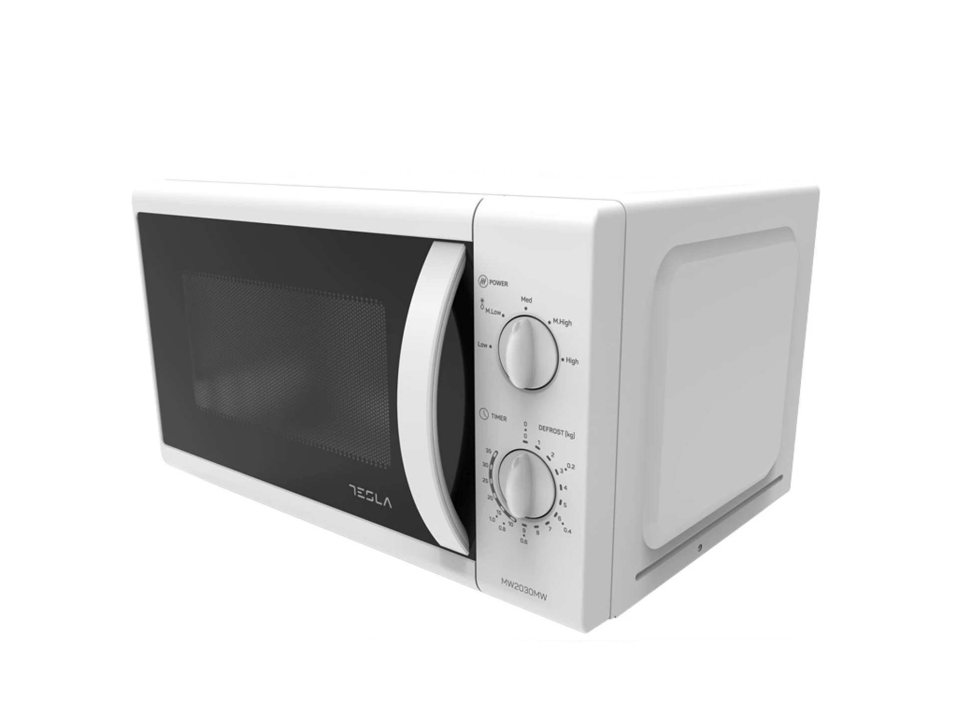 Mikrovalna TESLA MW2030MW,mehaničke komande;20 lit;bijel;700 W; 5 nivoa jačine; tajmer 35 minuta